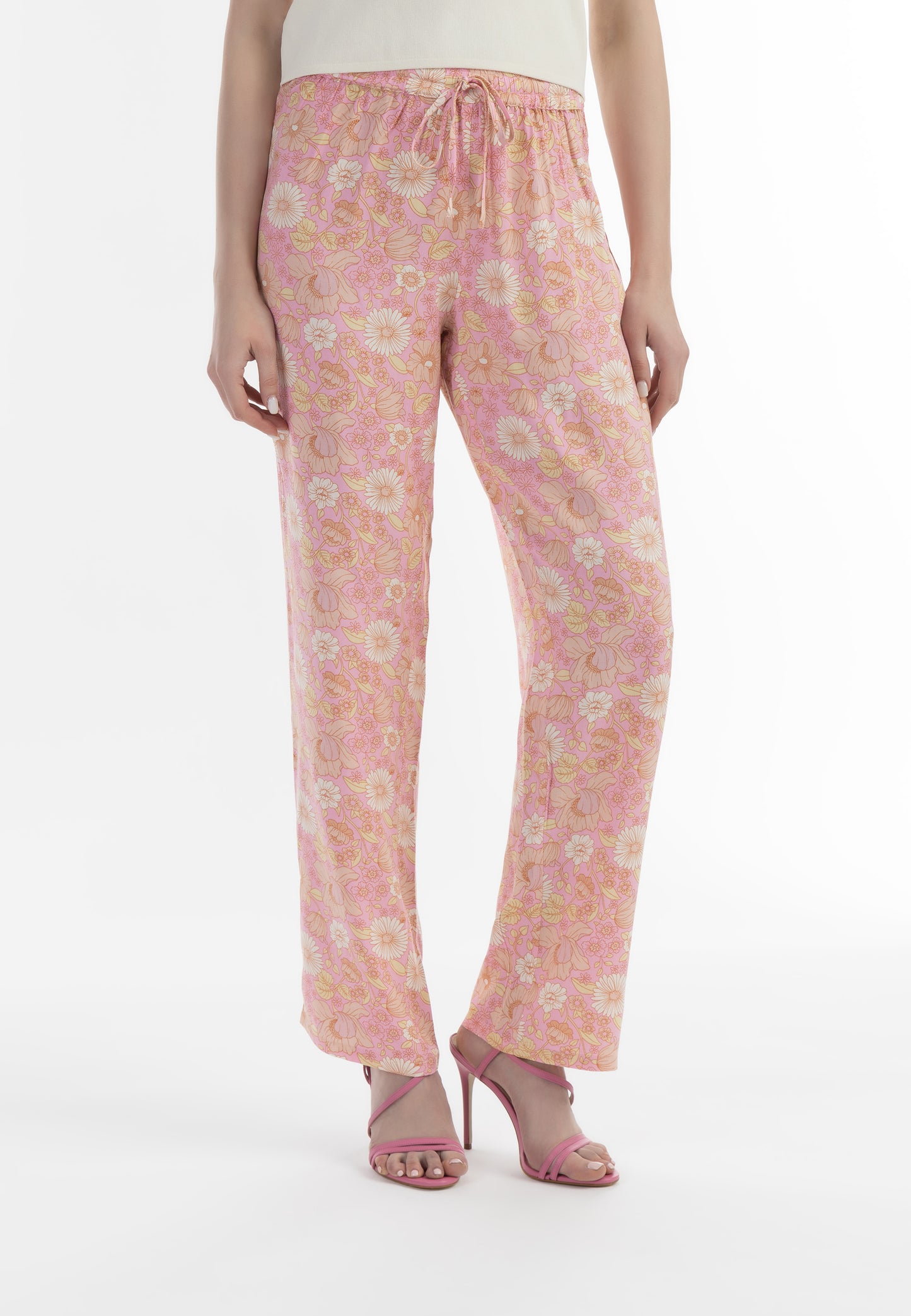 usha women's fabric trousers