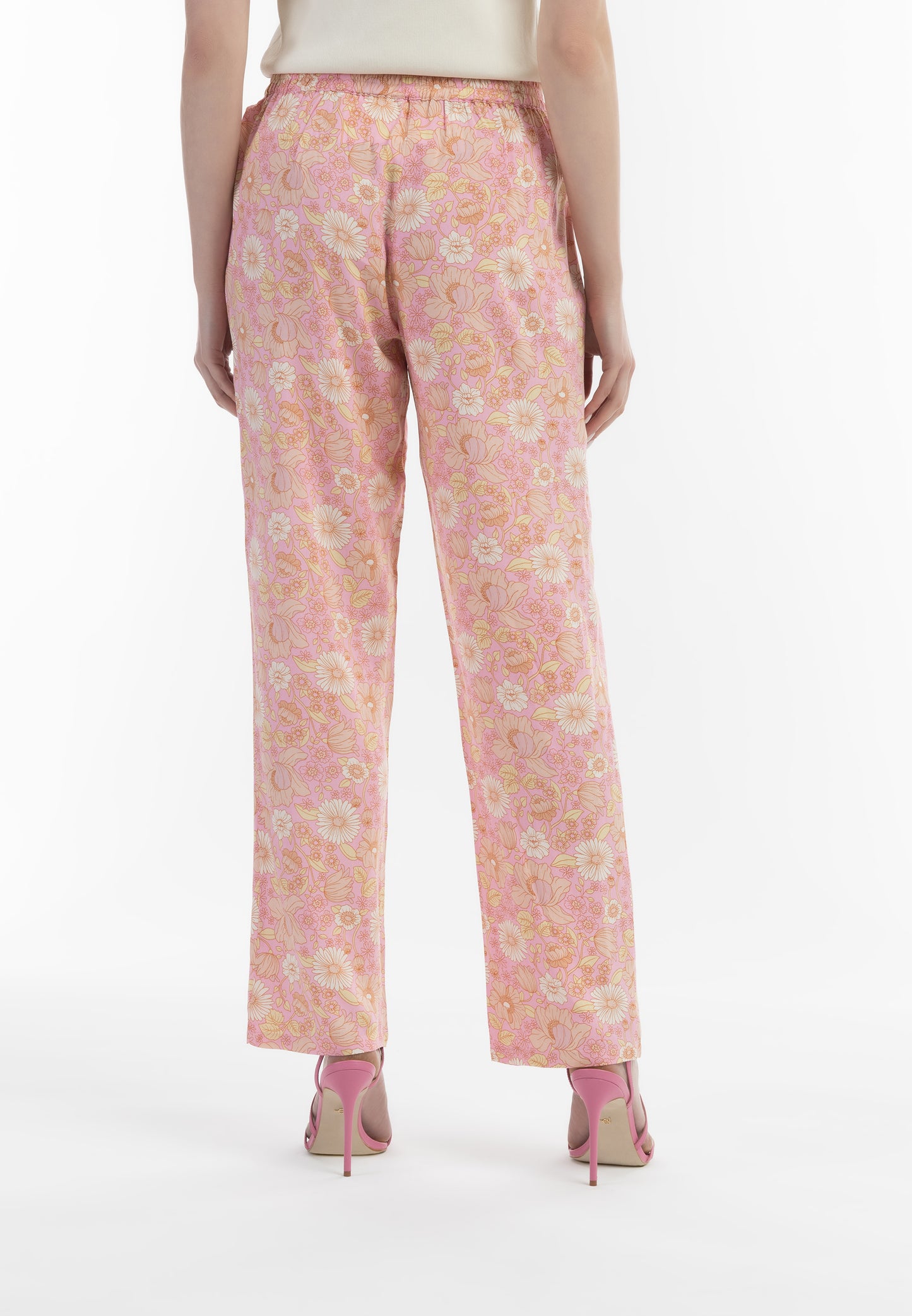 usha women's fabric trousers