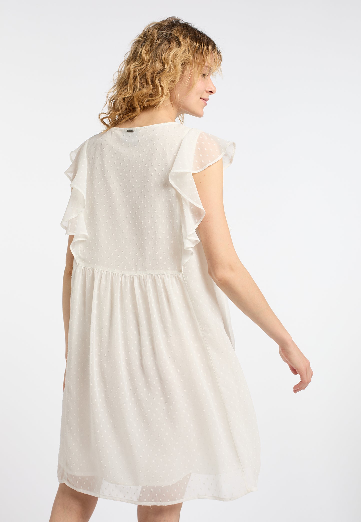 DreiMaster Vintage women's midi dress with ruffles