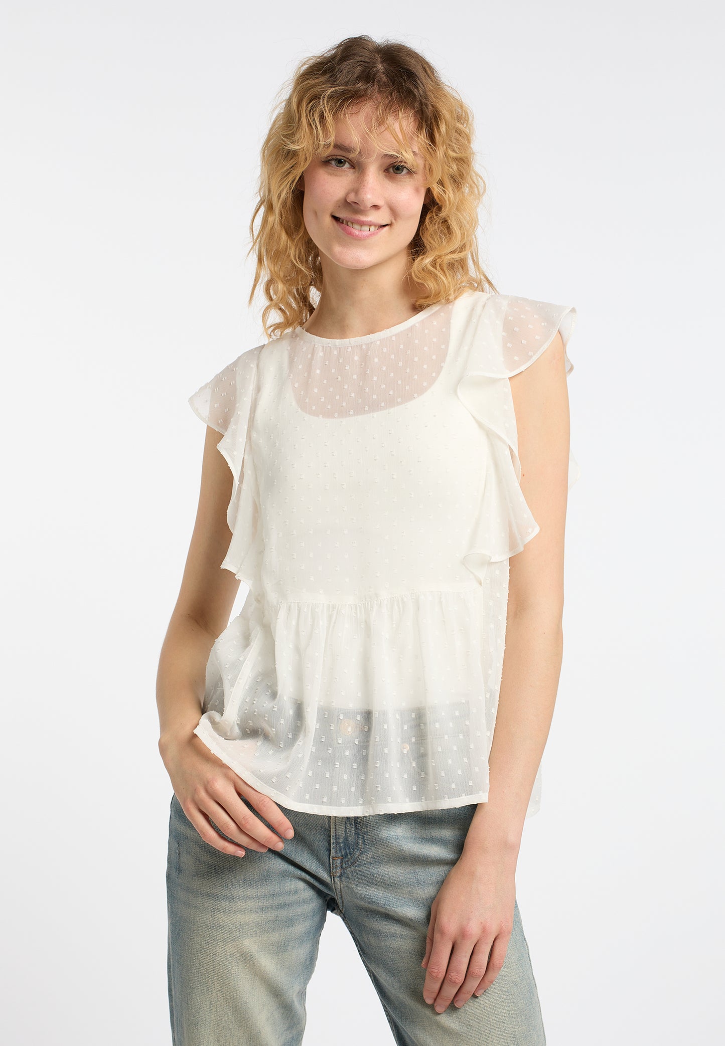 DreiMaster Vintage women's short sleeve blouse
