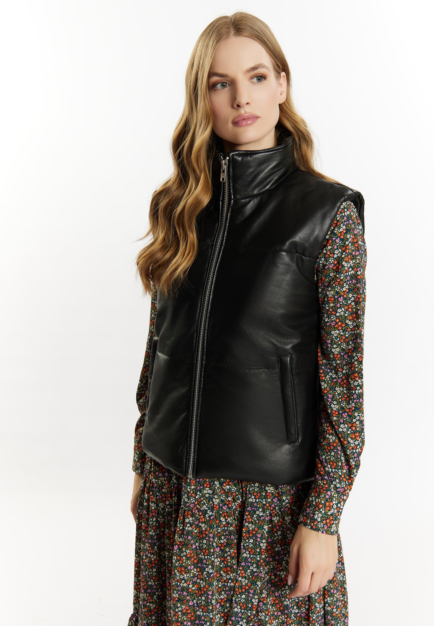 DreiMaster Vintage women's leather vest