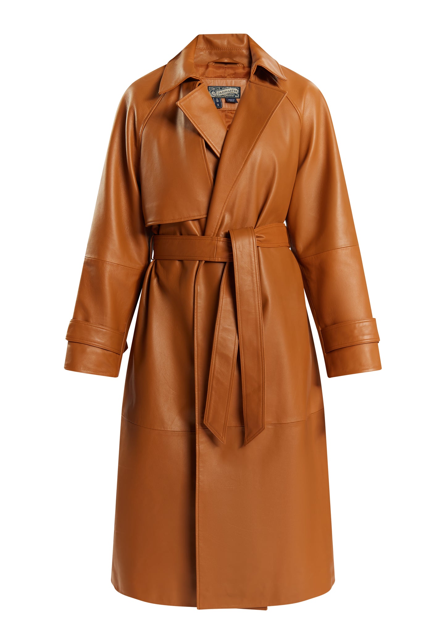 DreiMaster Vintage women's leather trench coat