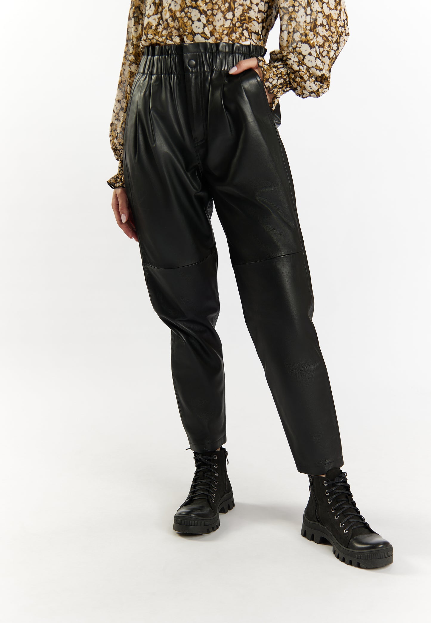 DreiMaster Vintage women's leather pants