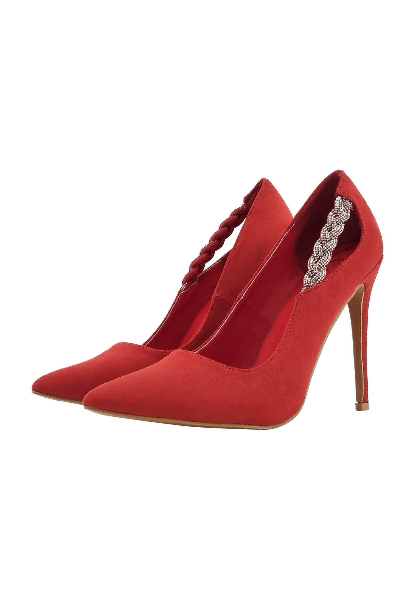 faina women's pumps with crystal decoration