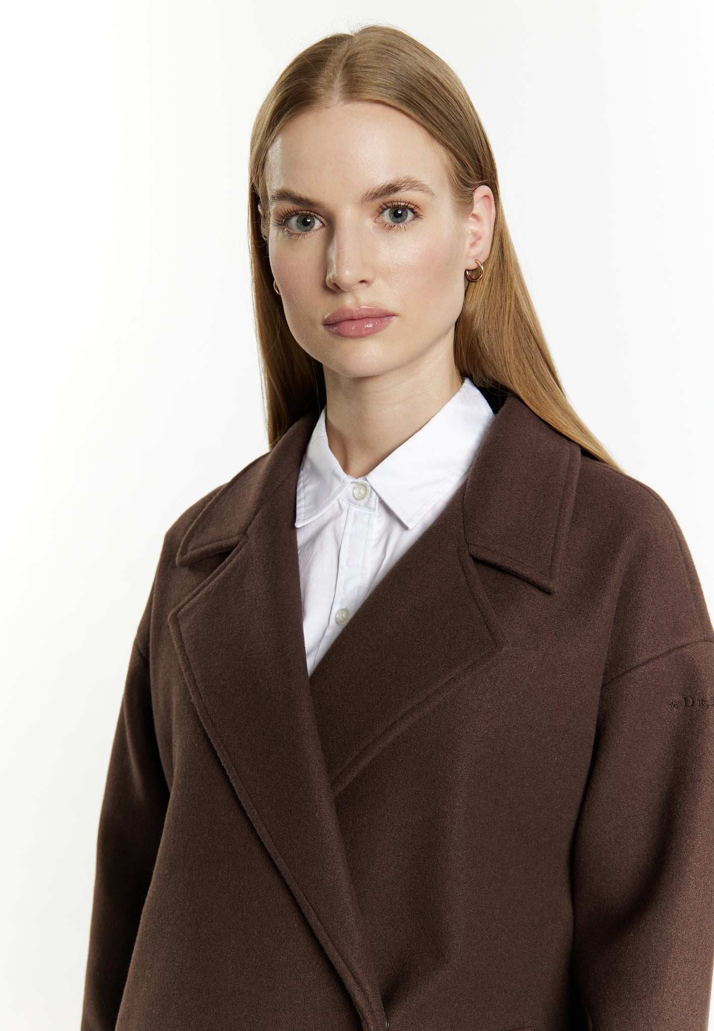DreiMaster Klassik women's transitional jacket in a wool look