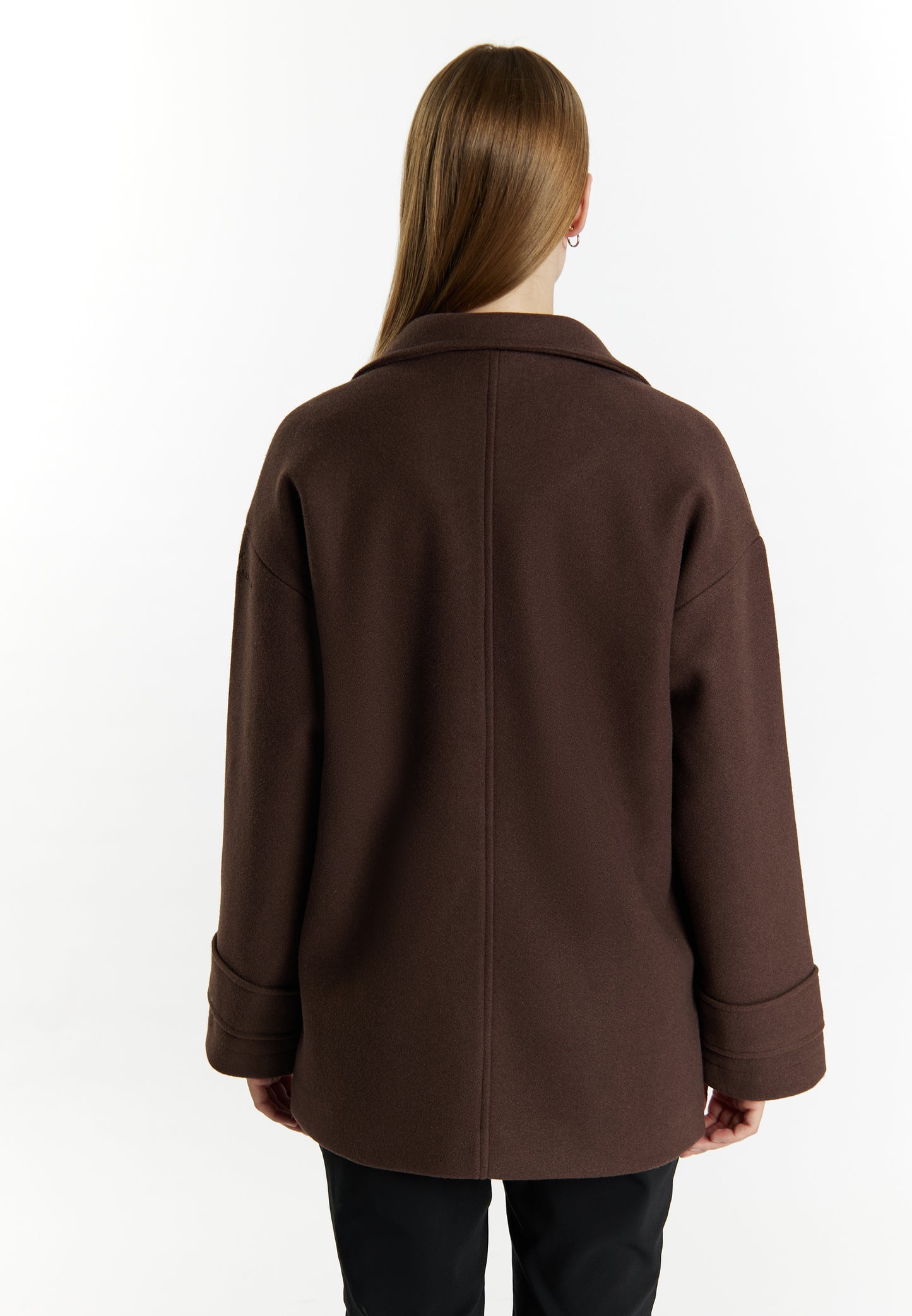 DreiMaster Klassik women's transitional jacket in a wool look