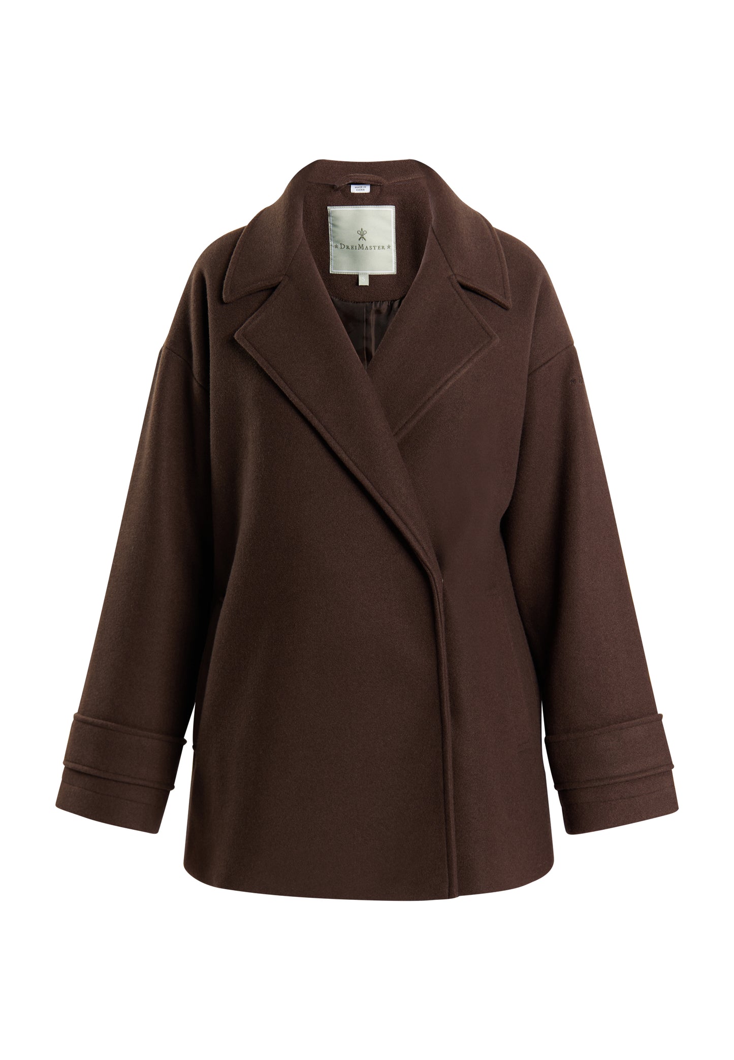 DreiMaster Klassik women's transitional jacket in a wool look