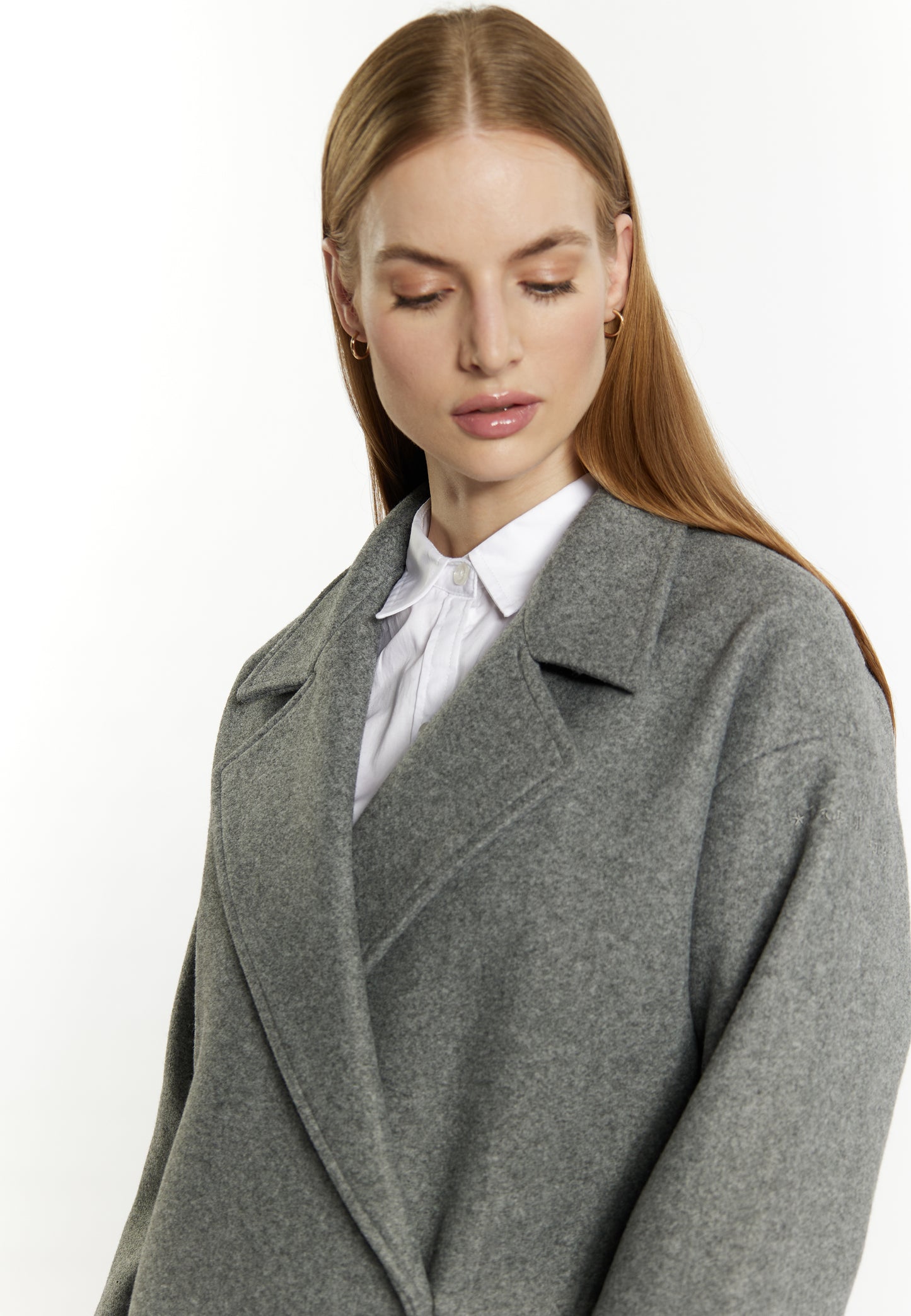 DreiMaster Klassik women's transitional jacket in a wool look