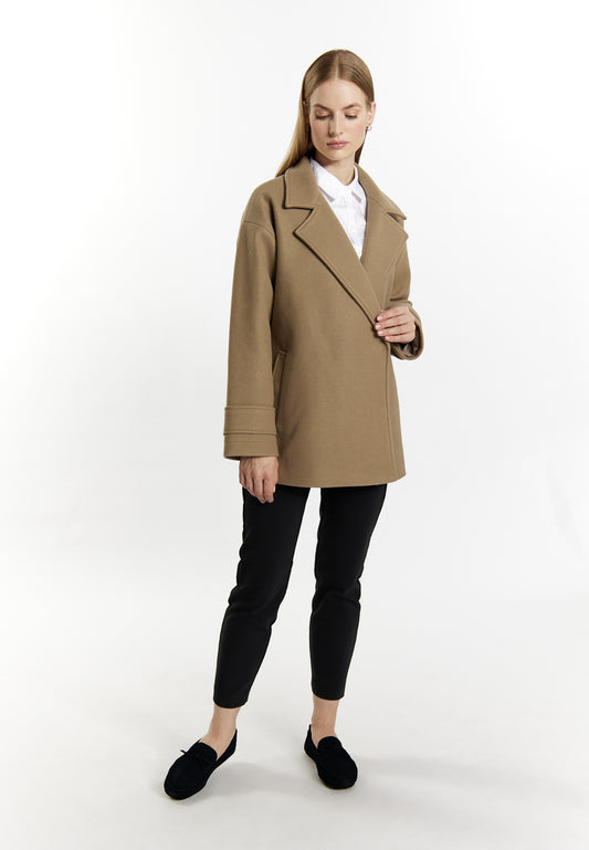 DreiMaster Klassik women's transitional jacket in a wool look