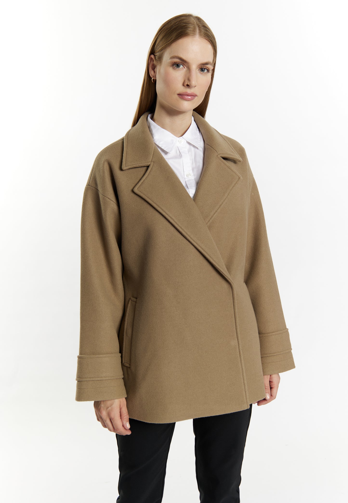 DreiMaster Klassik women's transitional jacket in a wool look