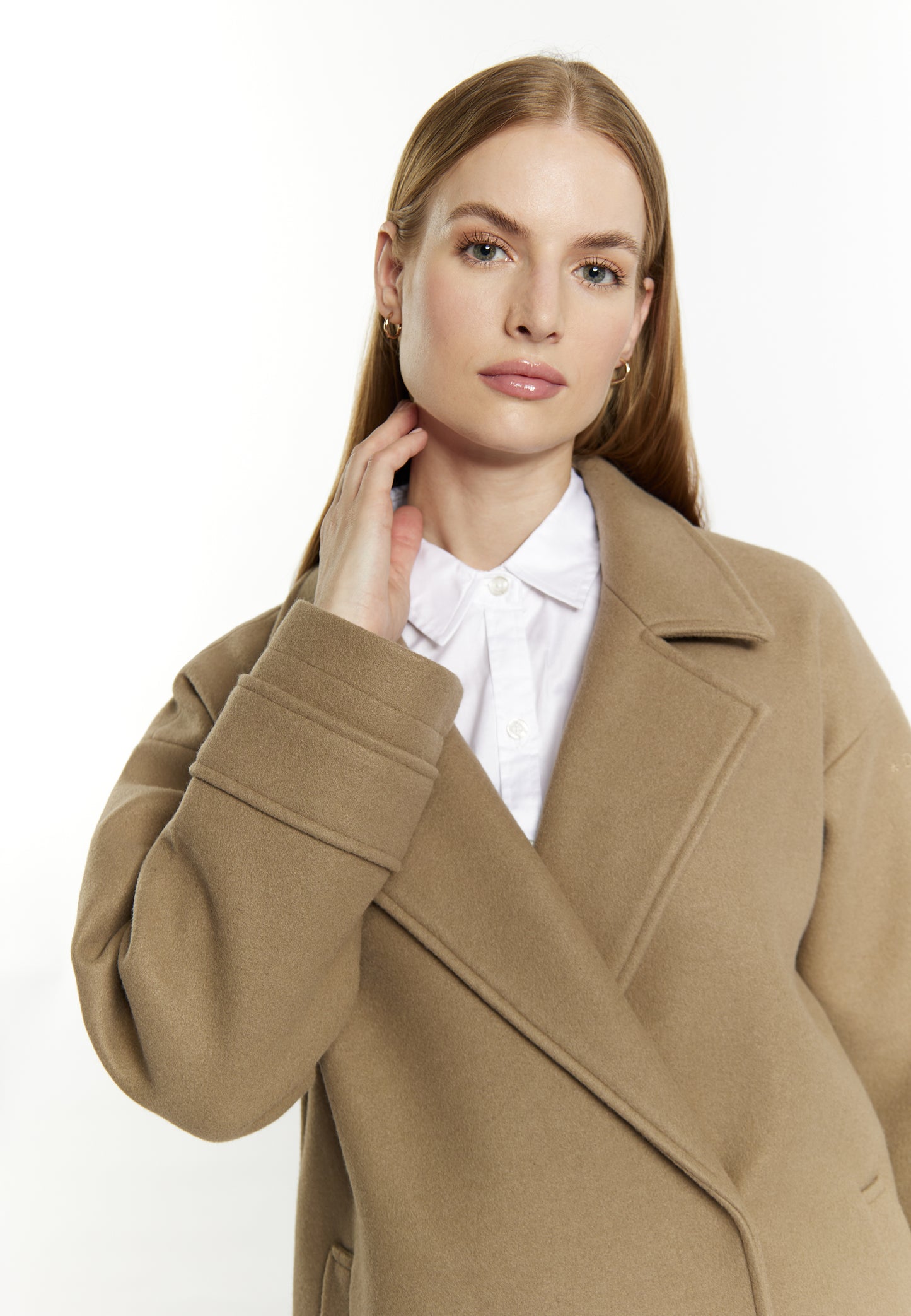 DreiMaster Klassik women's transitional jacket in a wool look