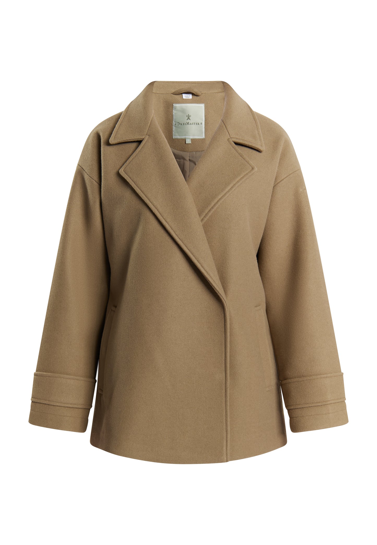 DreiMaster Klassik women's transitional jacket in a wool look