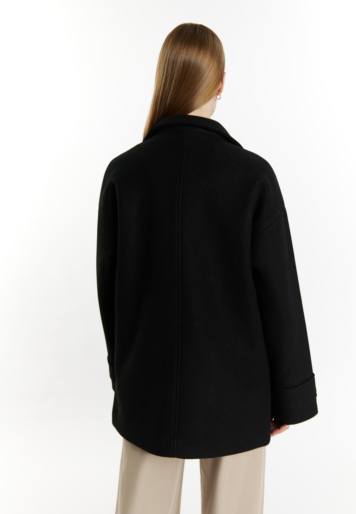 DreiMaster Klassik women's transitional jacket in a wool look