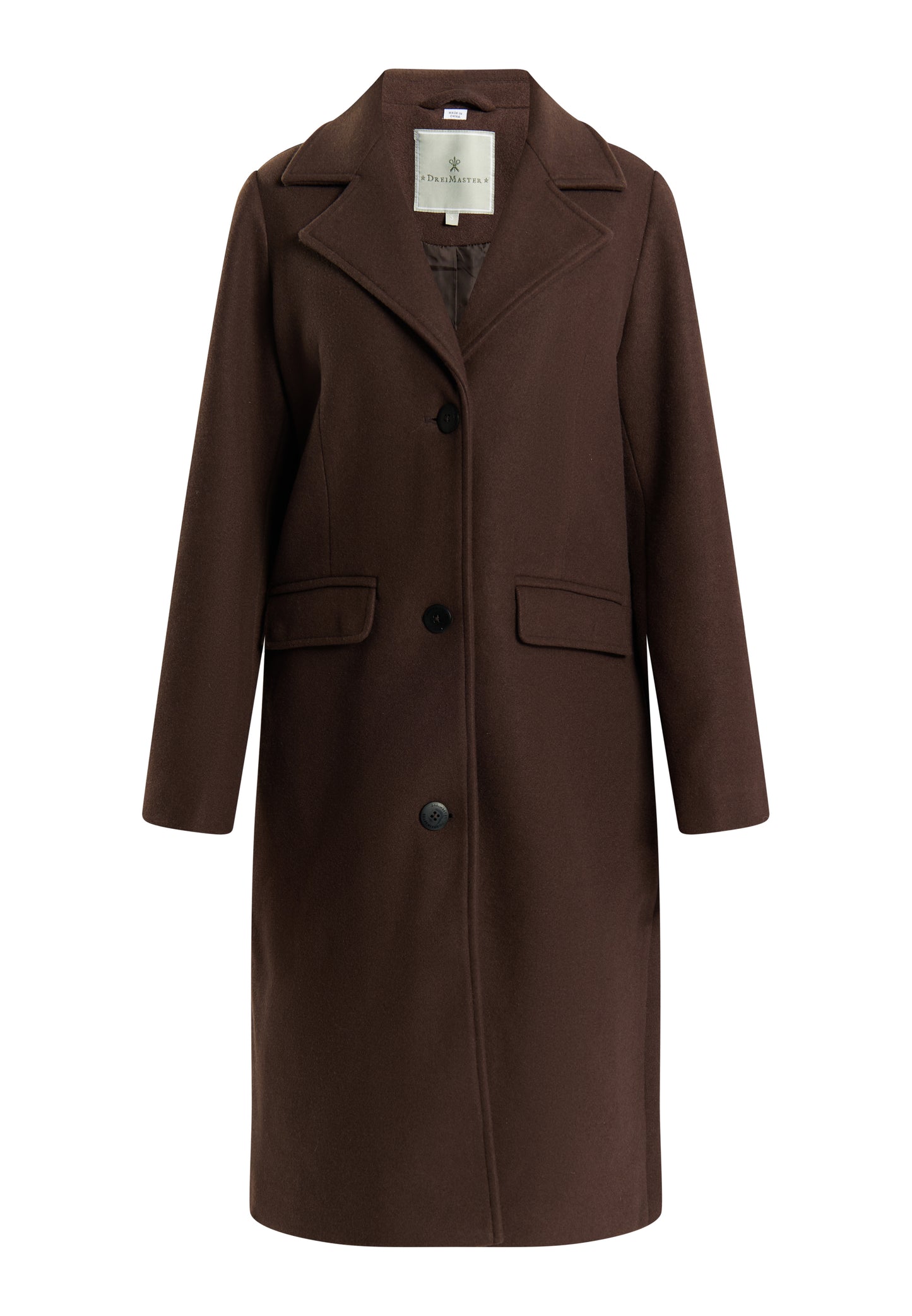DreiMaster Klassik women's transitional jacket in a wool look