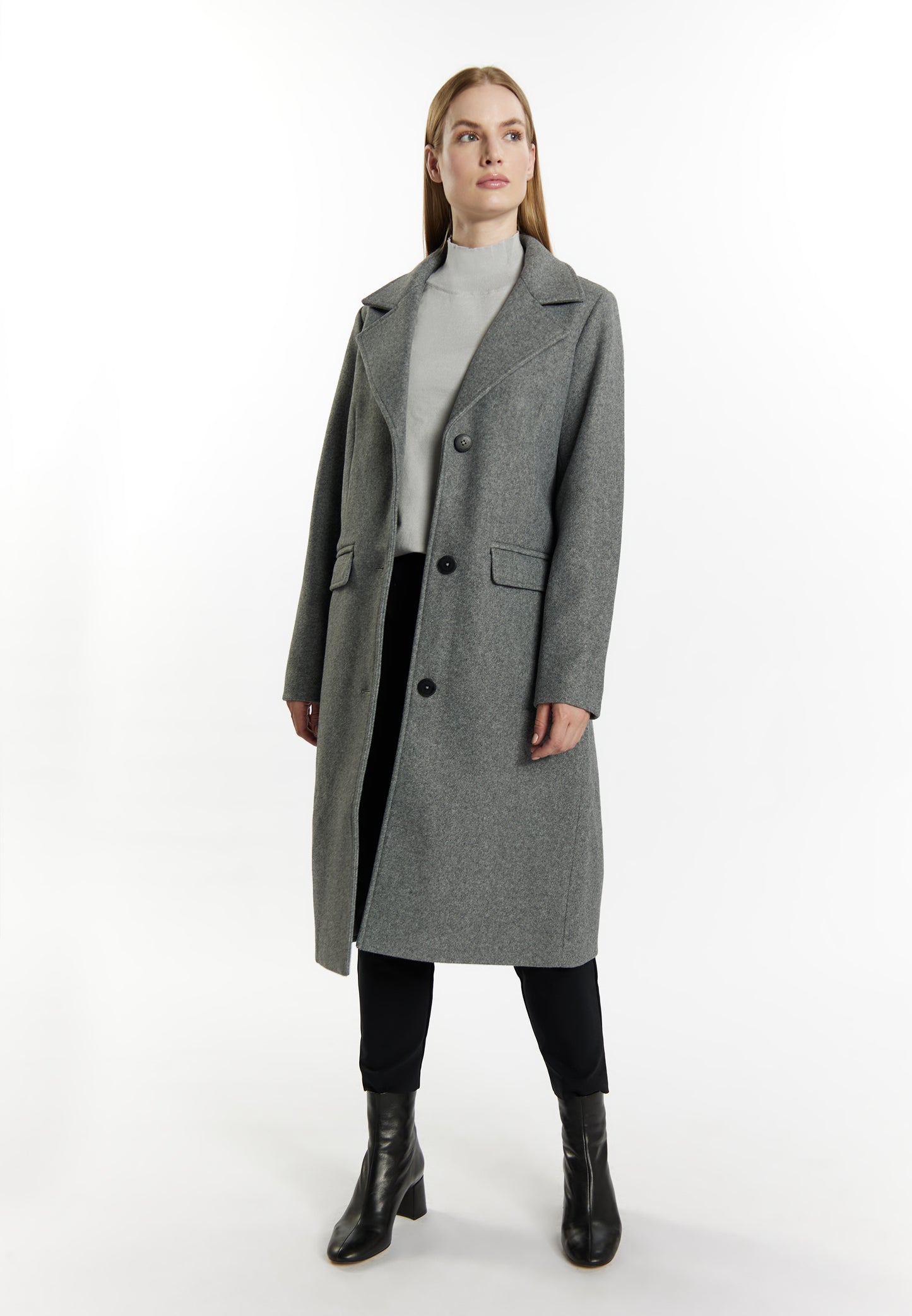 DreiMaster Klassik women's transitional jacket in a wool look