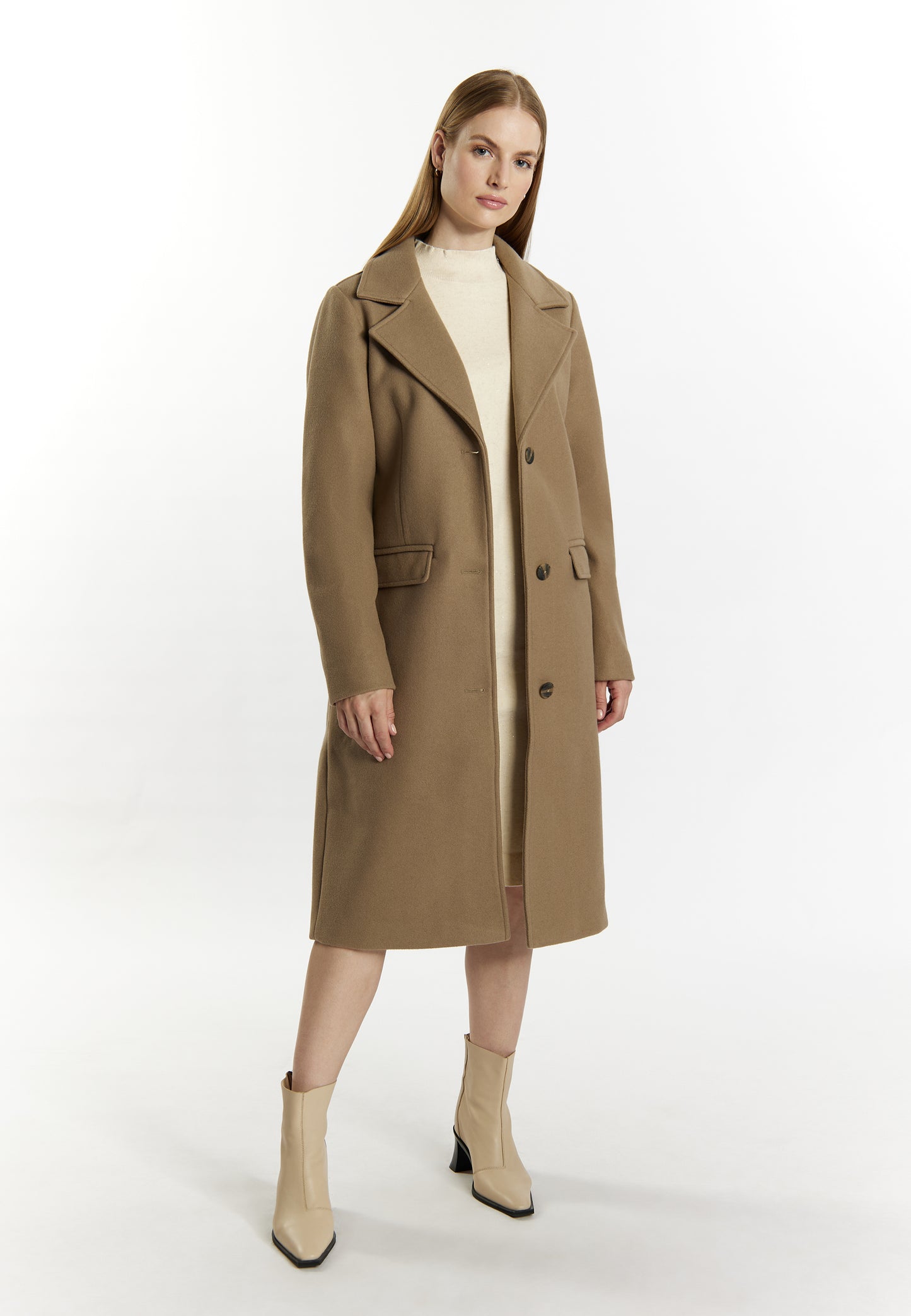DreiMaster Klassik women's transitional jacket in a wool look