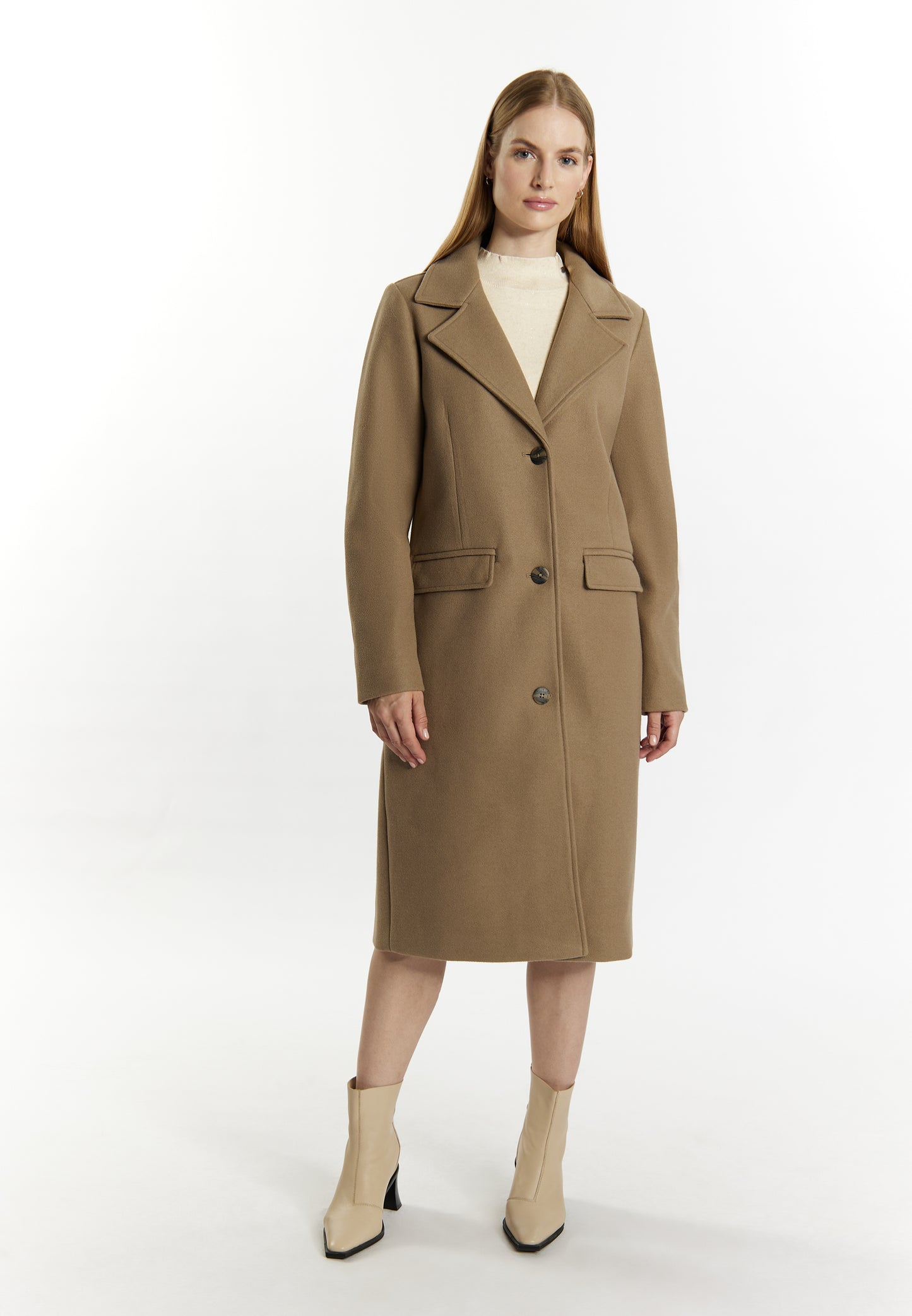 DreiMaster Klassik women's transitional jacket in a wool look