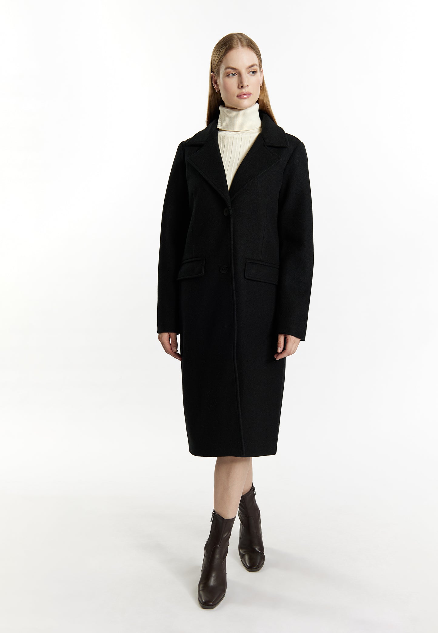 DreiMaster Klassik women's transitional jacket in a wool look