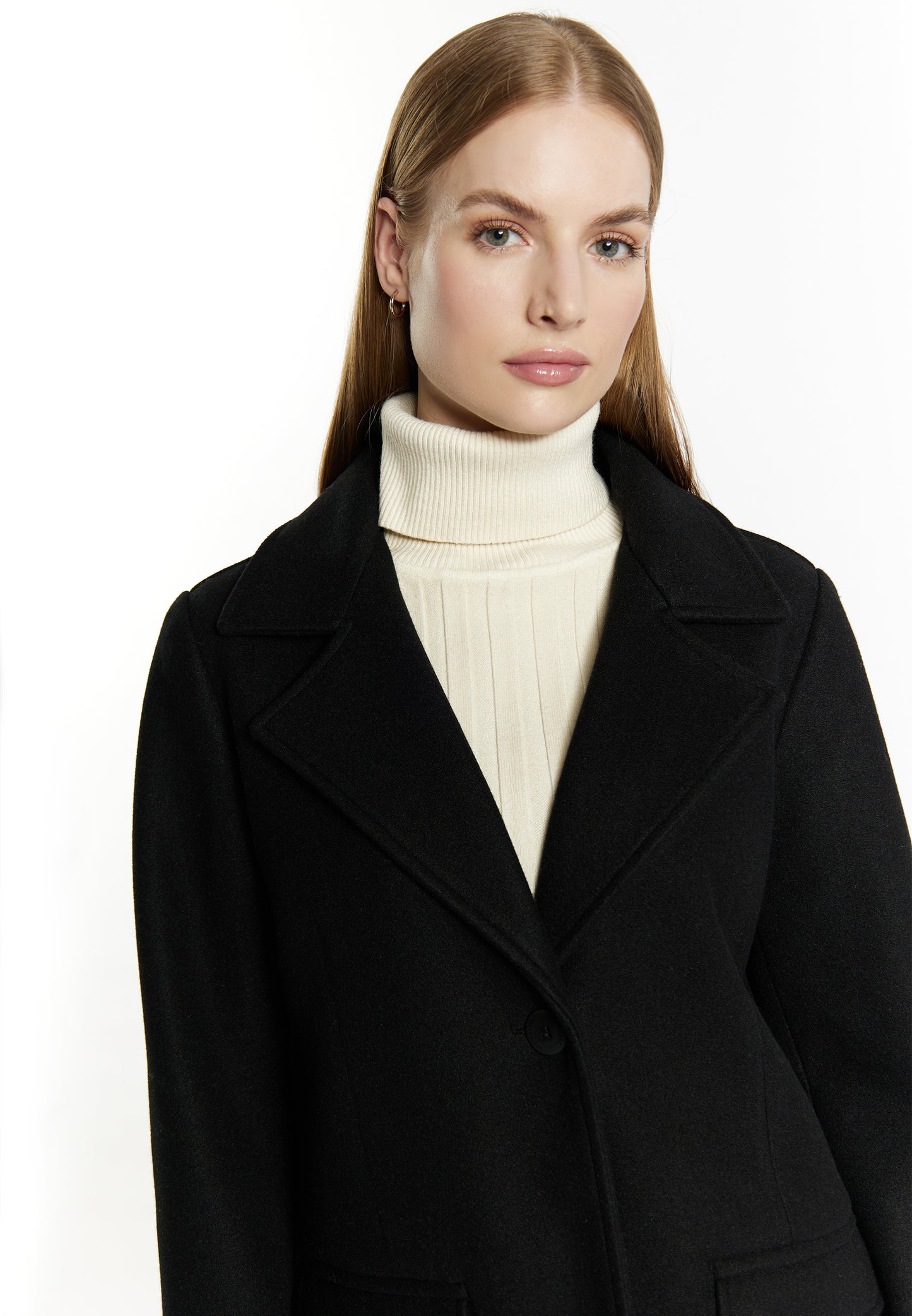 DreiMaster Klassik women's transitional jacket in a wool look