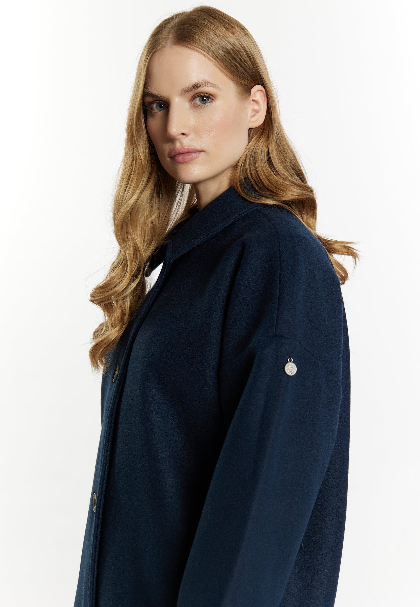 DreiMaster Vintage women's transitional coat in a wool look