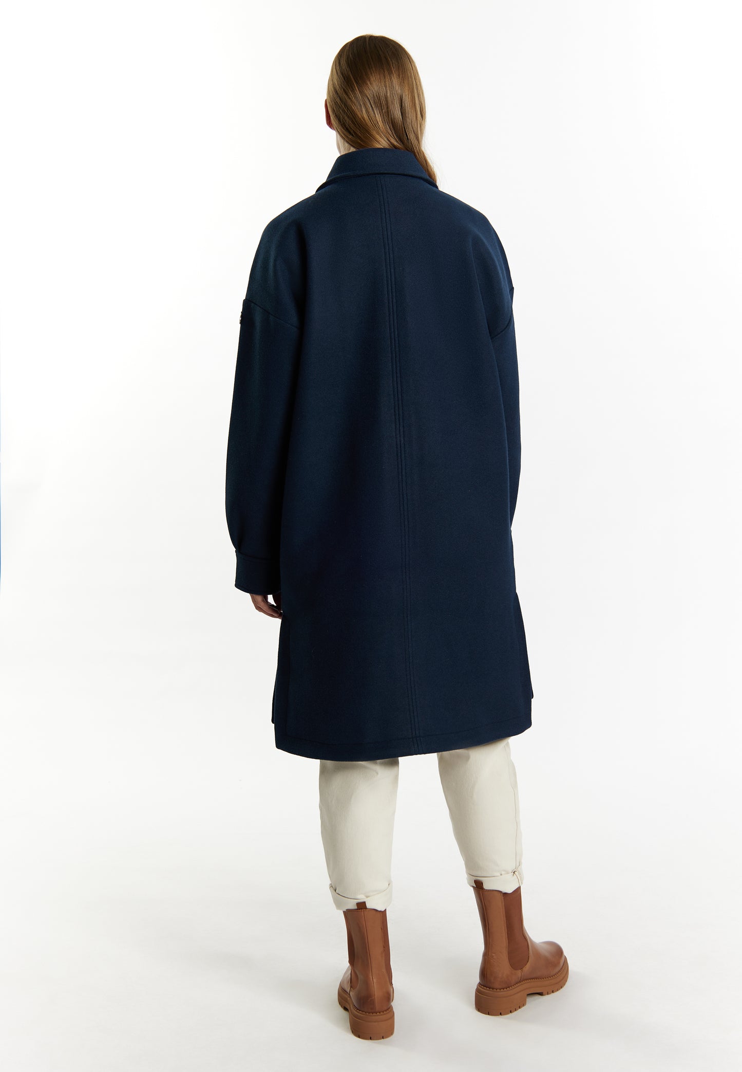 DreiMaster Vintage women's transitional coat in a wool look