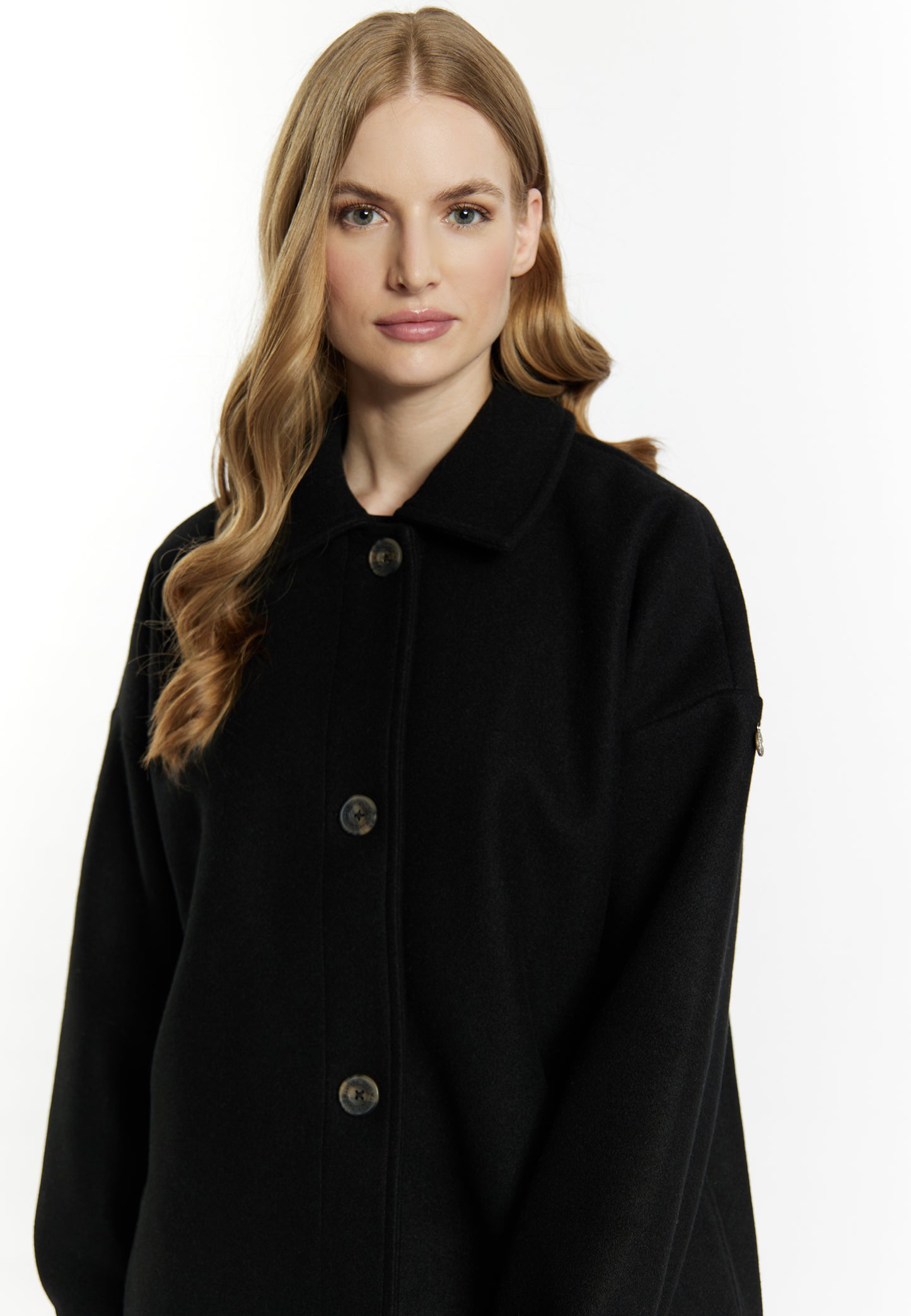 DreiMaster Vintage women's transitional coat in a wool look