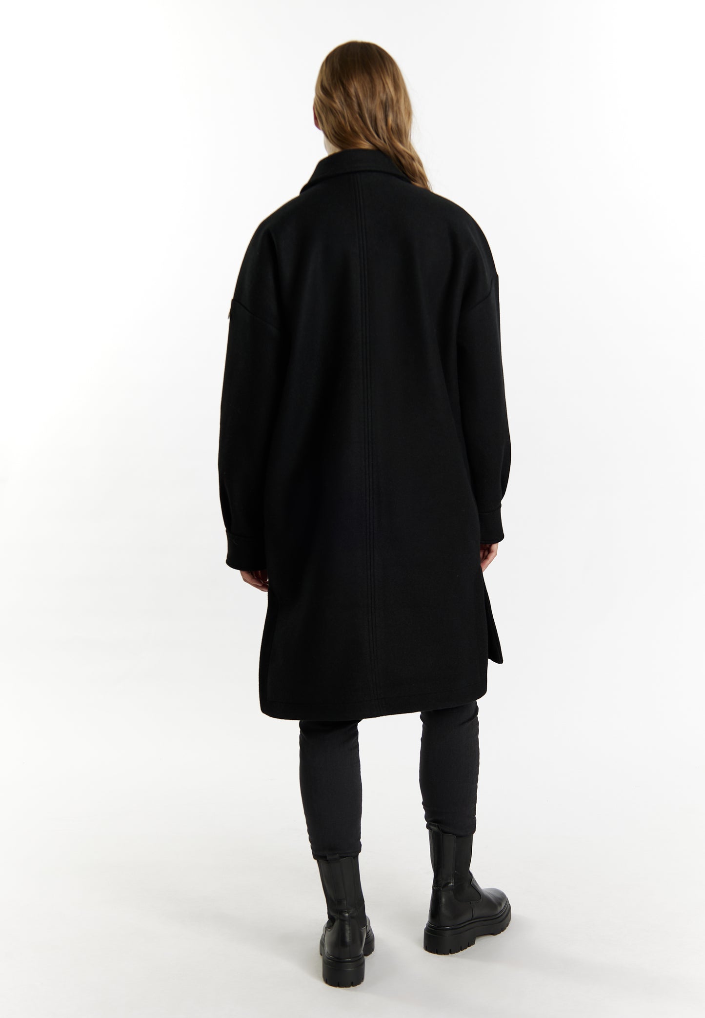 DreiMaster Vintage women's transitional coat in a wool look