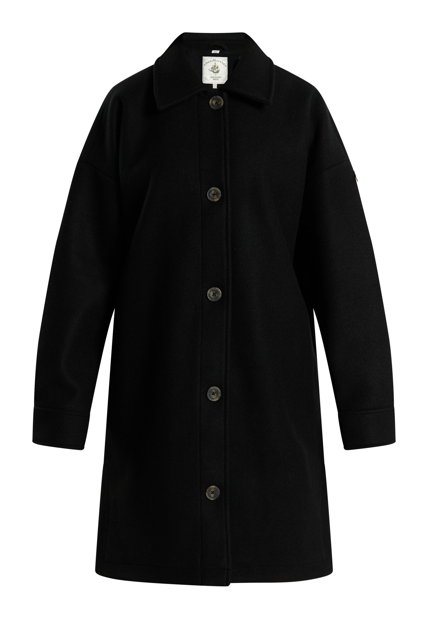 DreiMaster Vintage women's transitional coat in a wool look