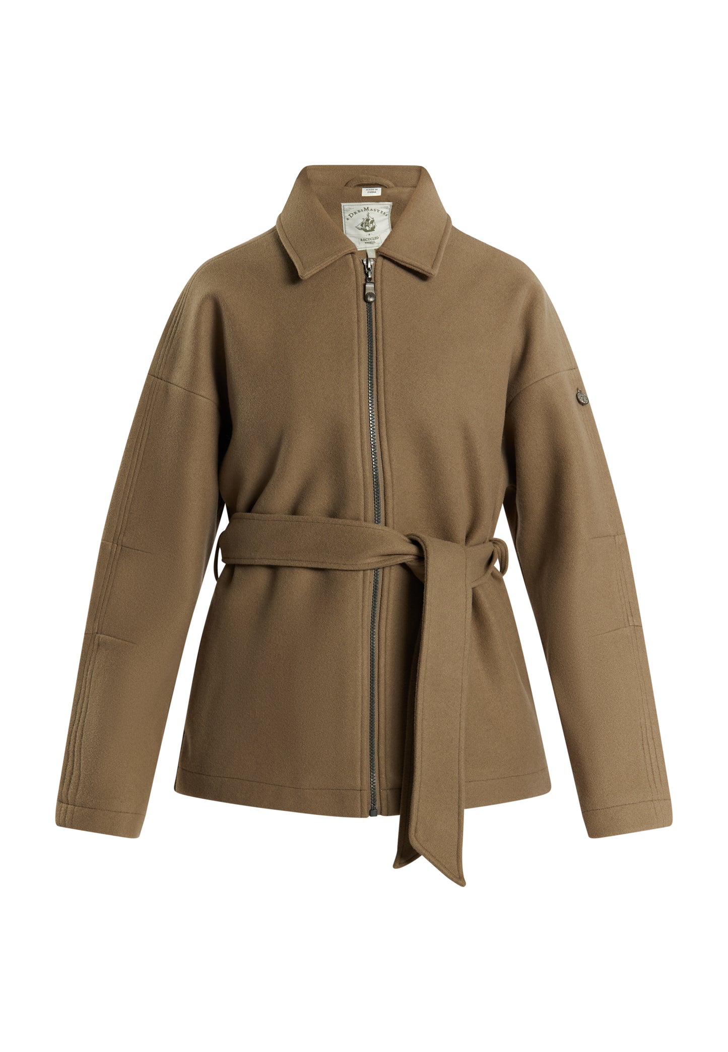 DreiMaster Vintage women's transitional jacket in a wool look