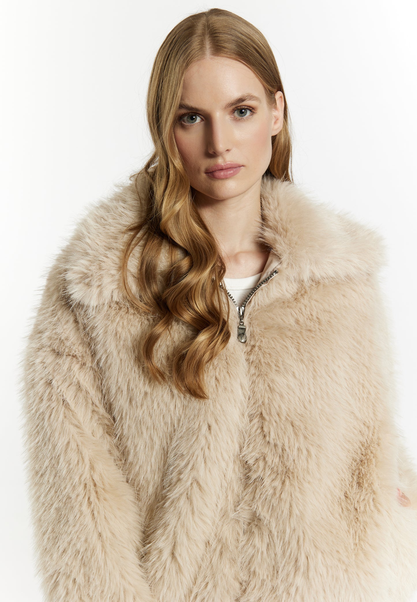 DreiMaster Vintage women's faux fur jacket