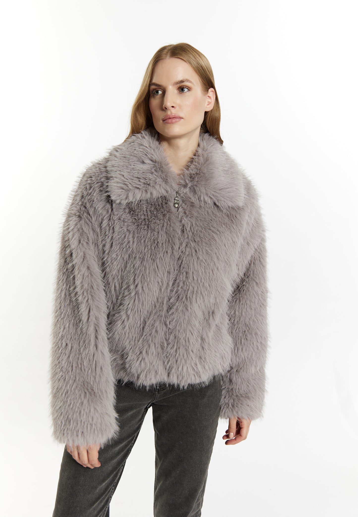 DreiMaster Vintage women's faux fur jacket