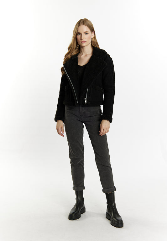 DreiMaster Vintage women's leather biker jacket