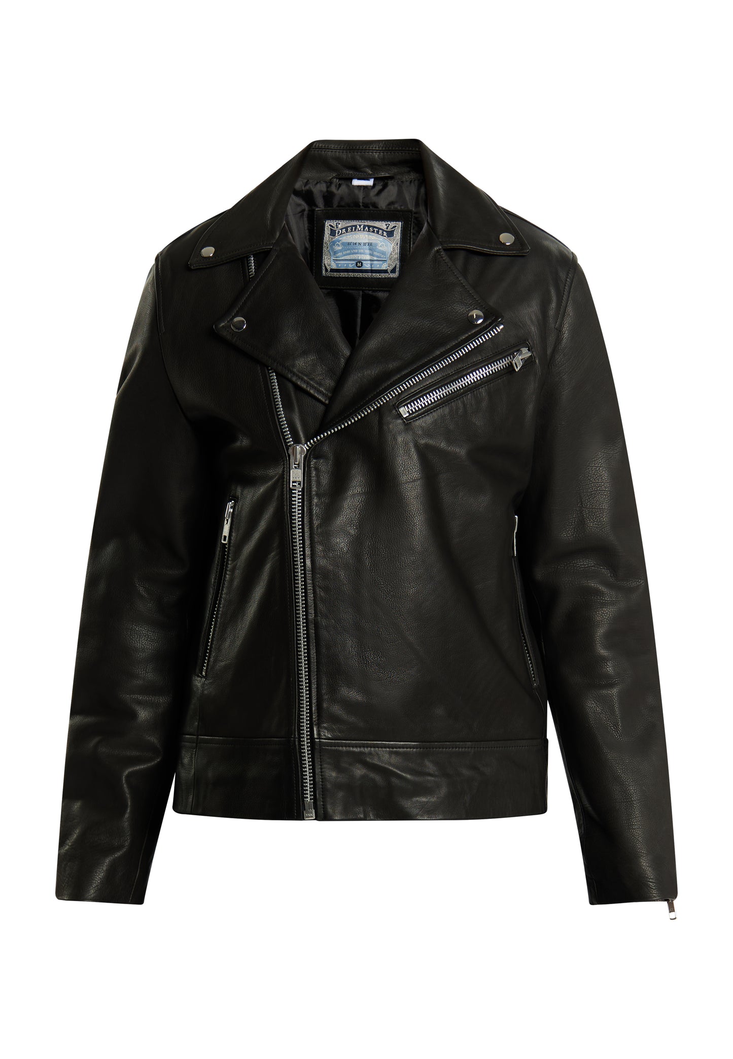DreiMaster Vintage men's leather biker jacket