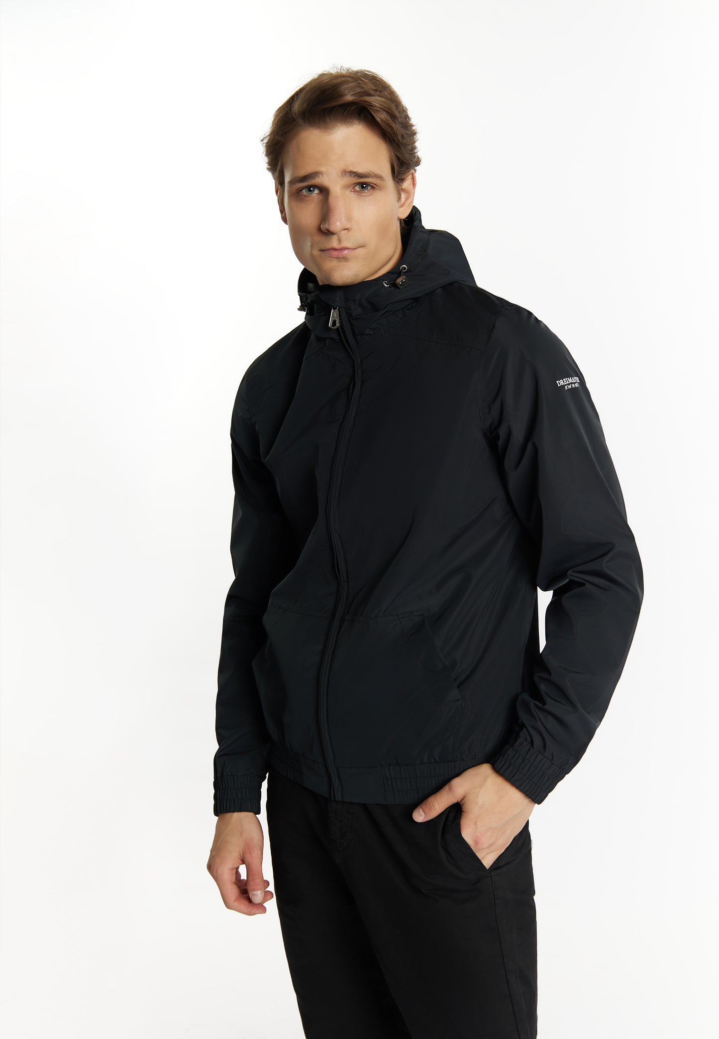 DreiMaster Maritim men's rain jacket made from recycled materials
