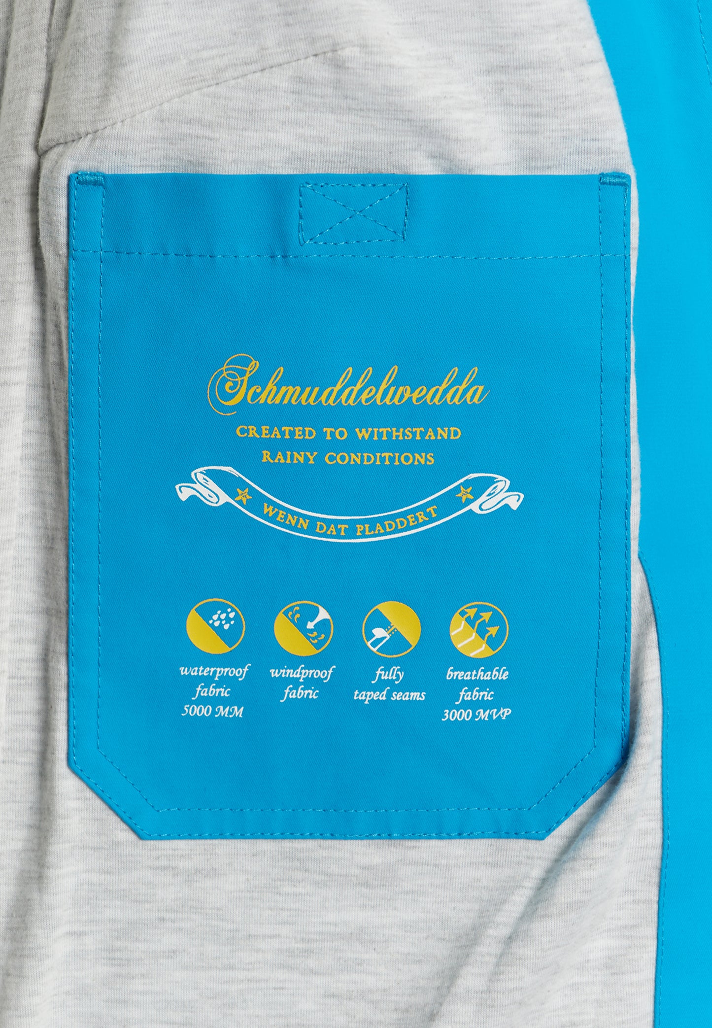Schmuddelwedda women's rain parka