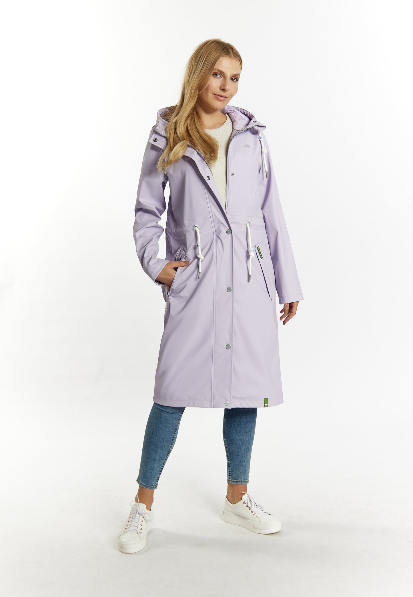 Schmuddelwedda women's rain coat made from recycled polyester