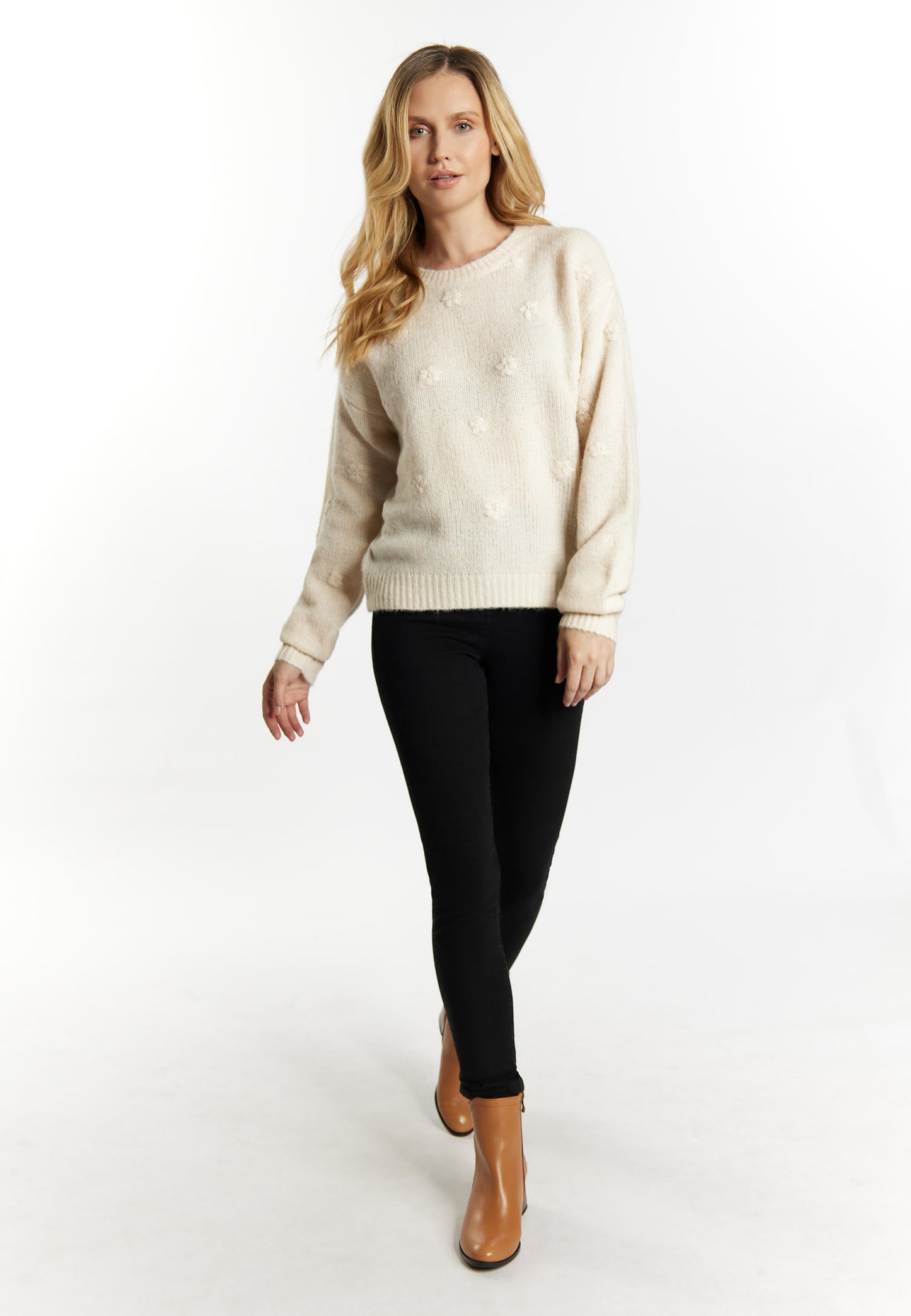 usha damski sweter dzianinowy