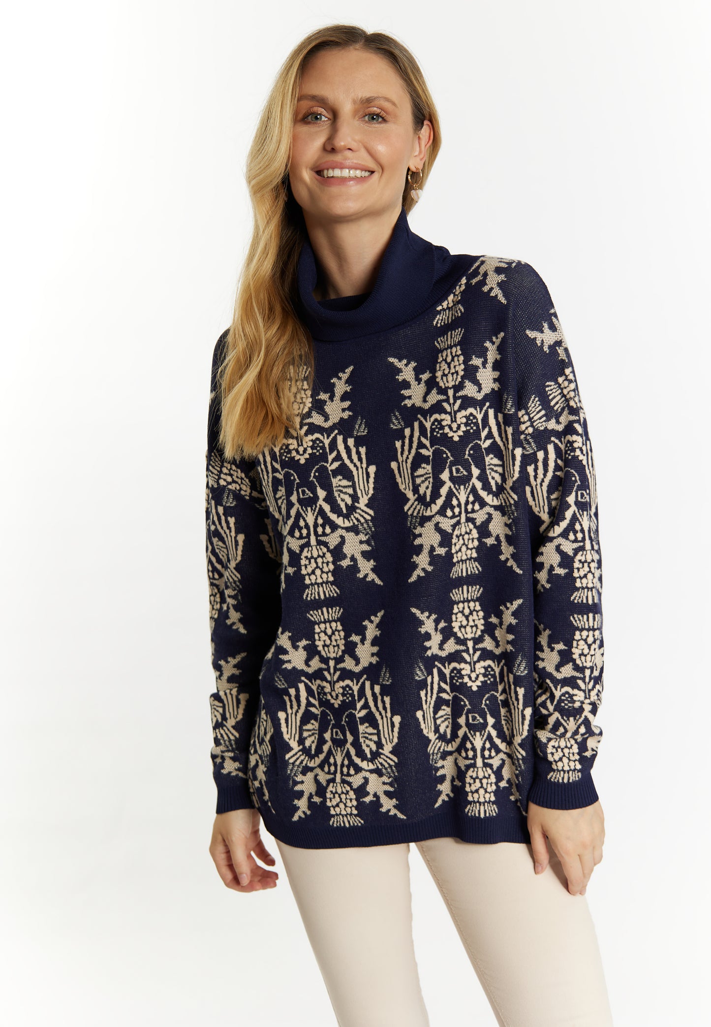 usha damski sweter dzianinowy