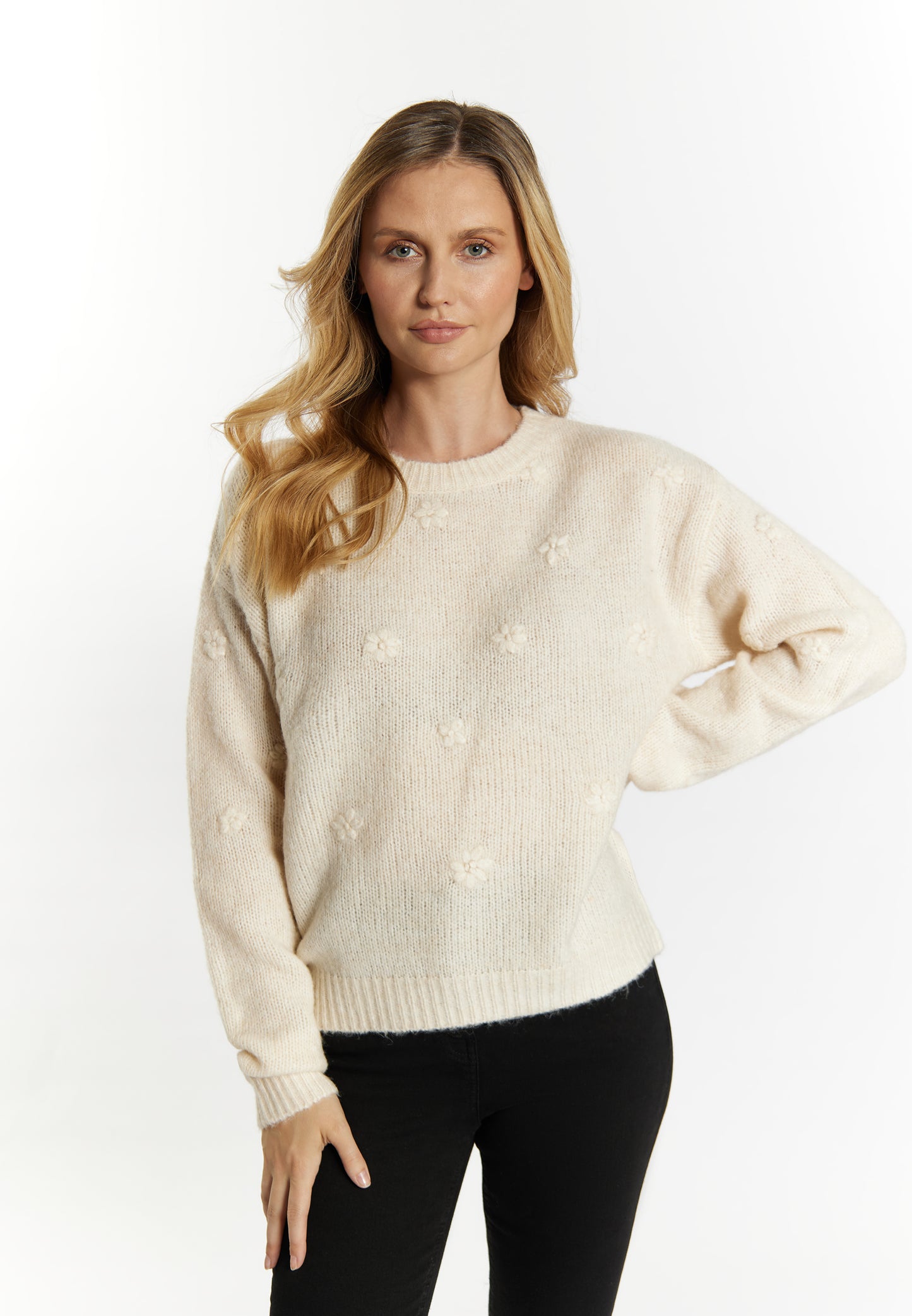 usha damski sweter dzianinowy