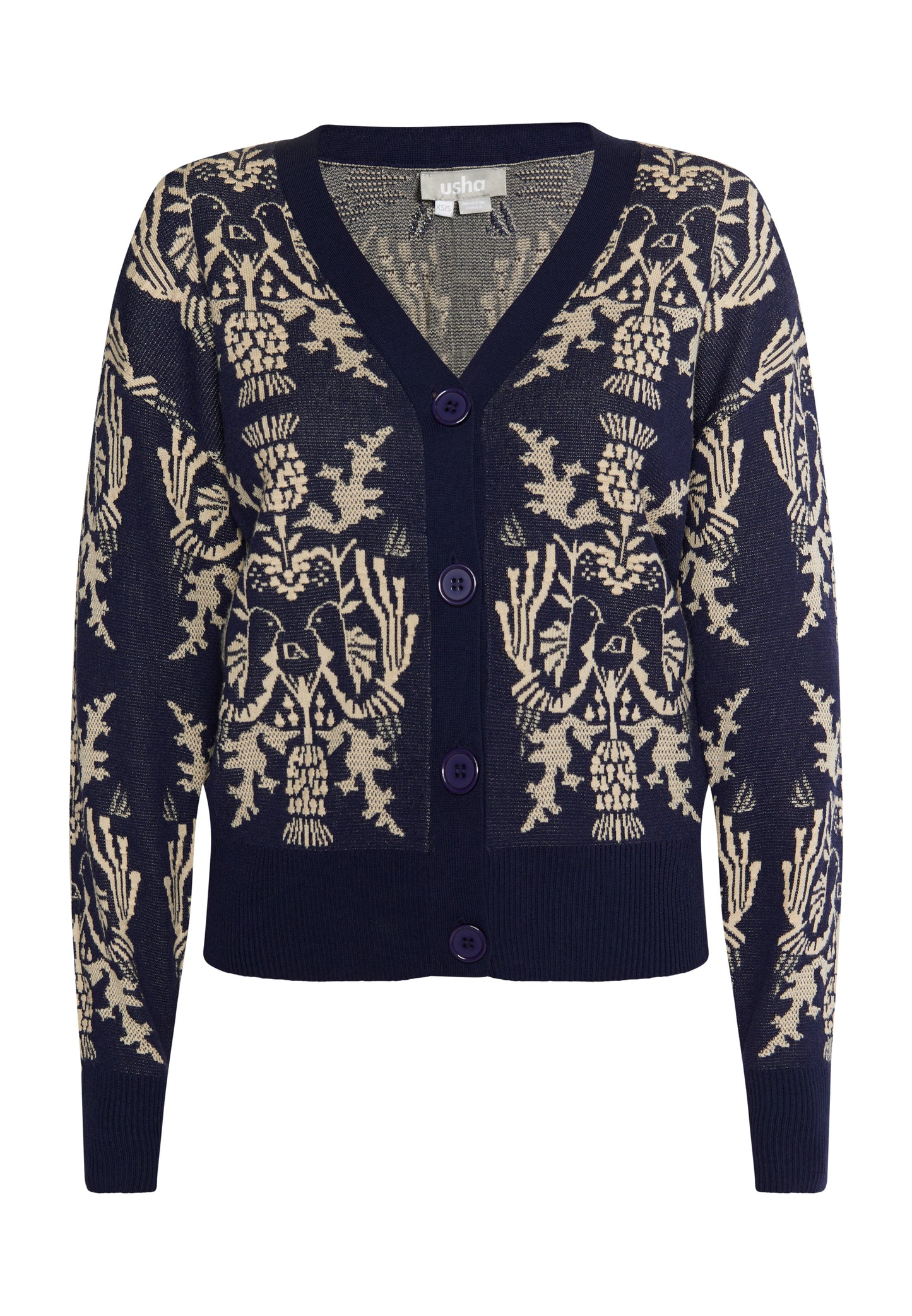usha women's knit cardigan