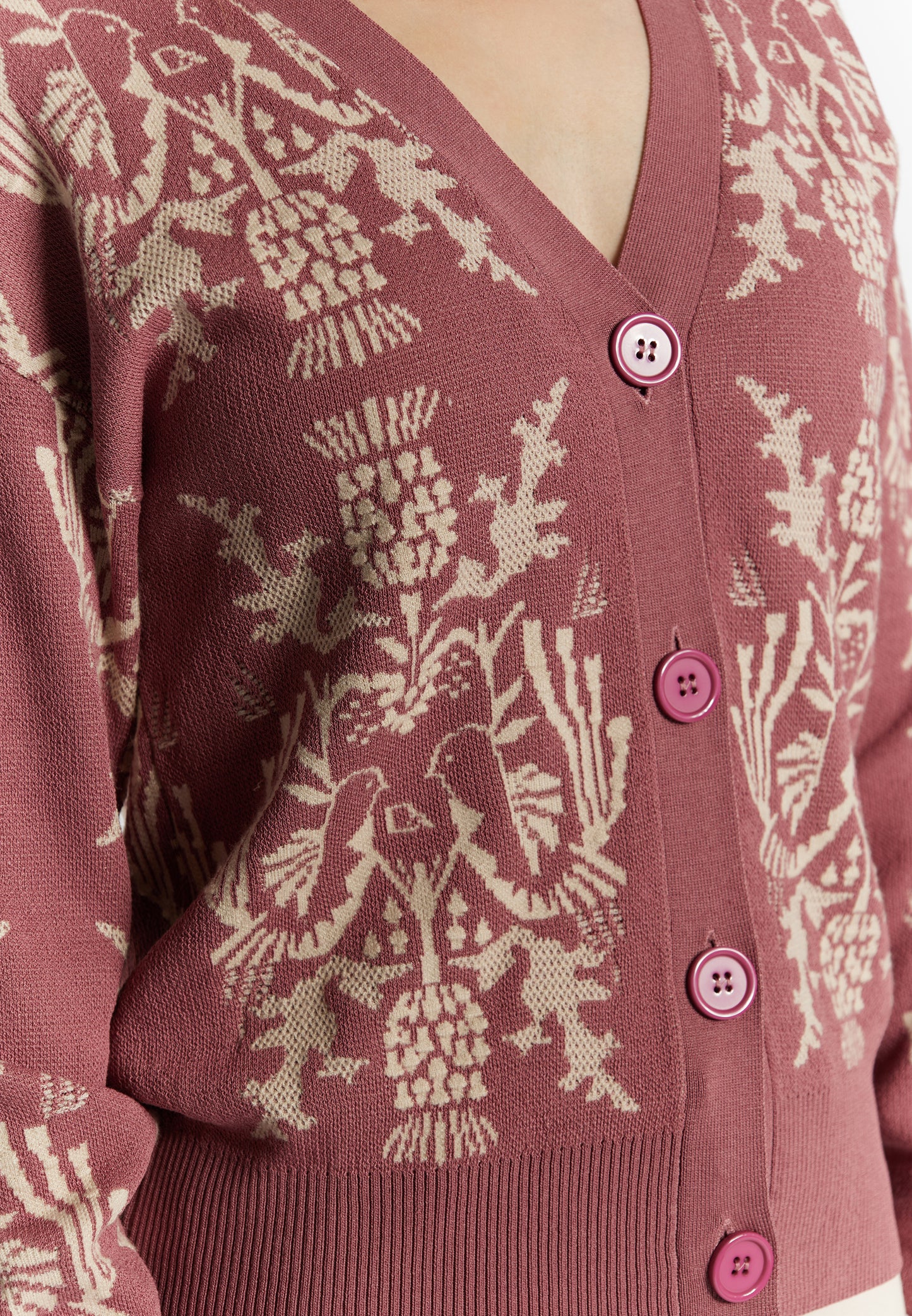 usha women's knit cardigan