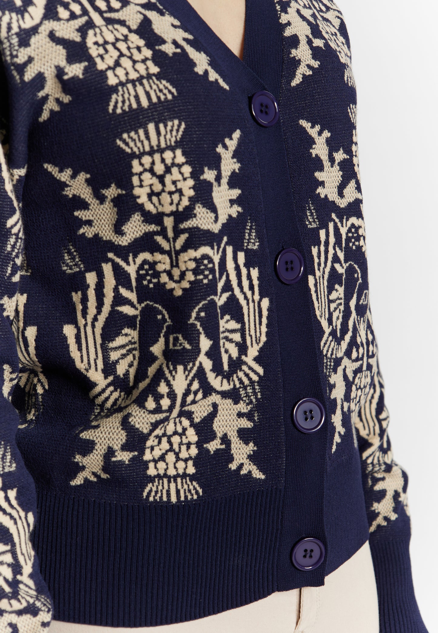 usha women's knit cardigan
