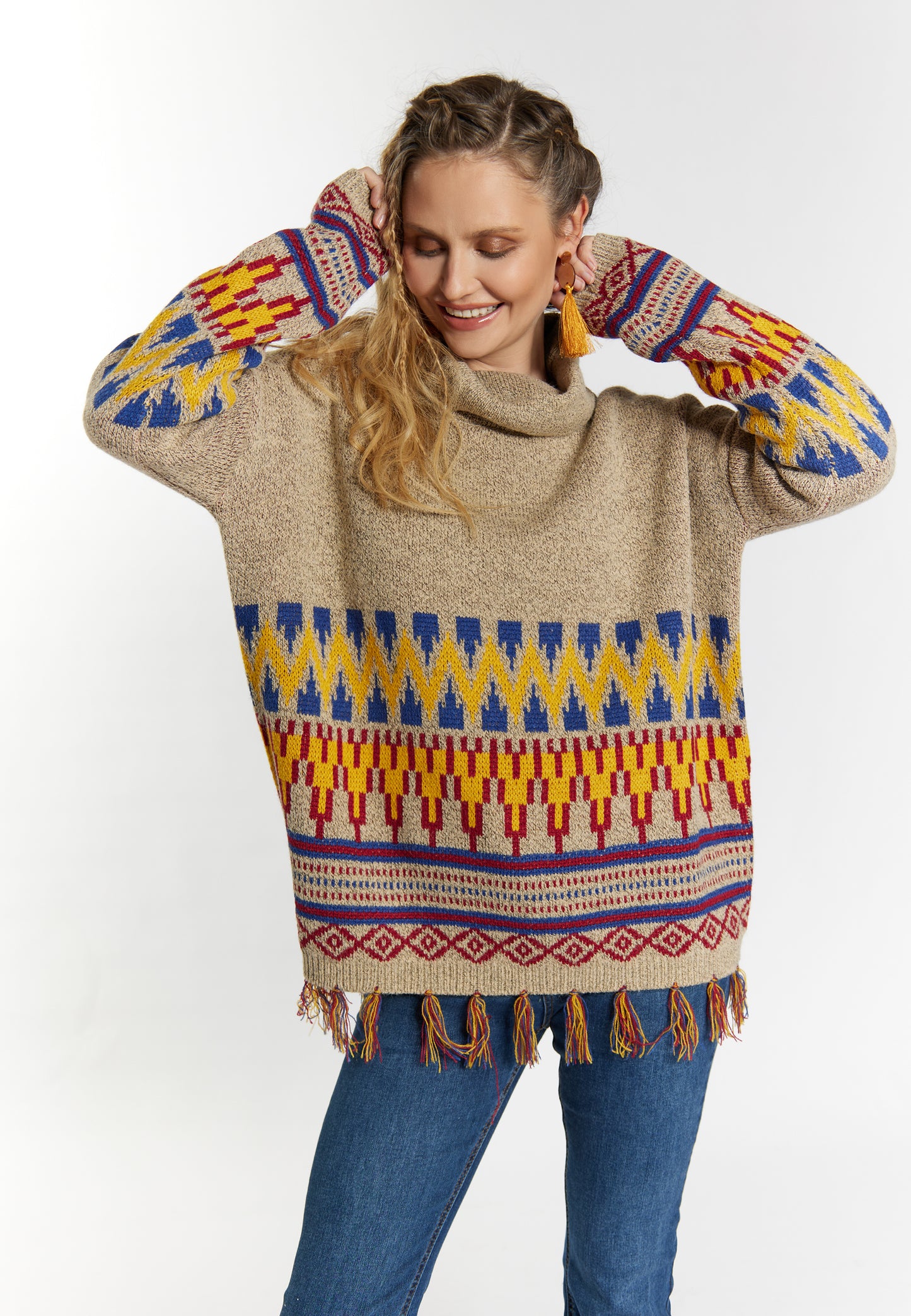 usha FESTIVAL women's knitted sweater