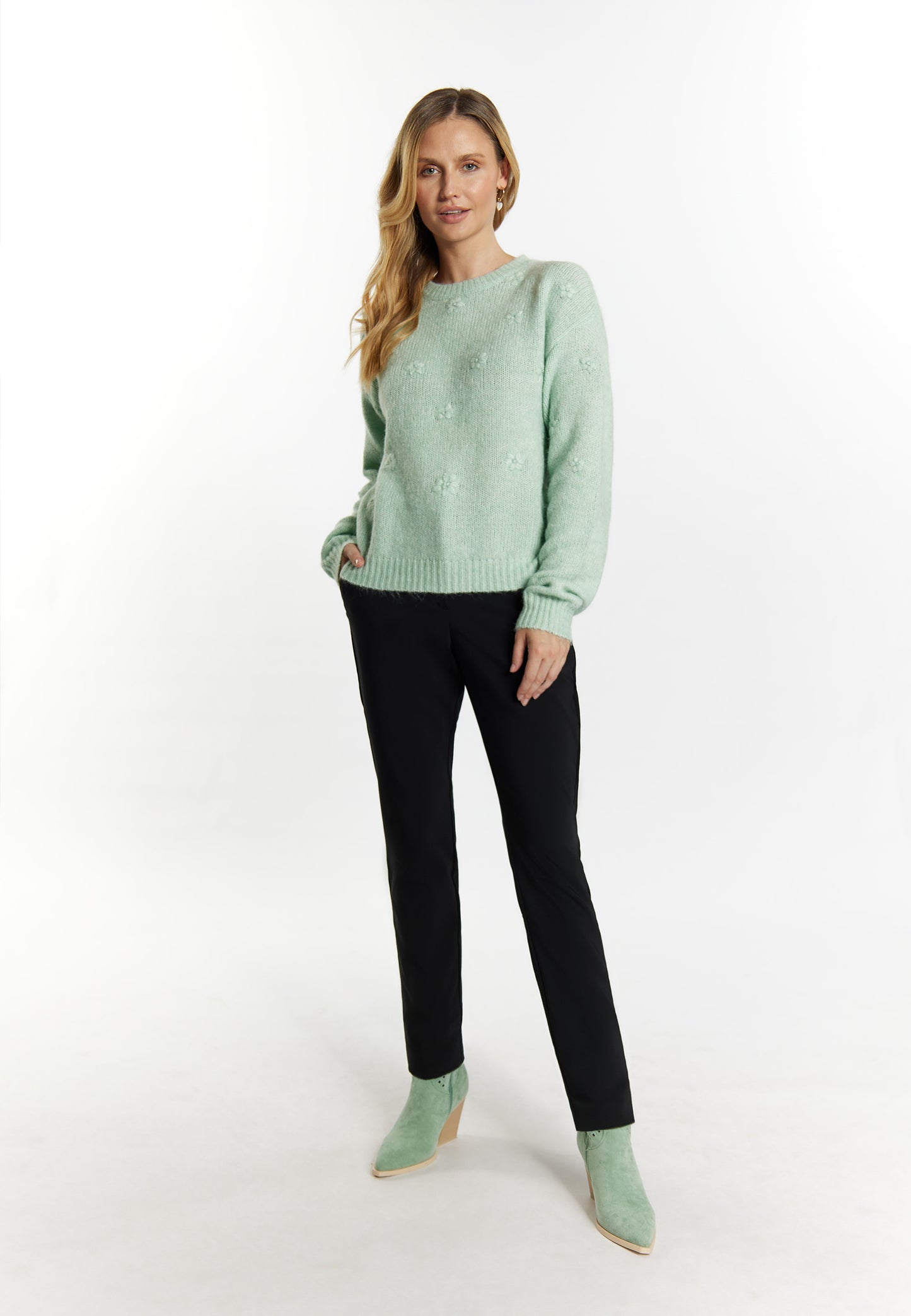 usha damski sweter dzianinowy