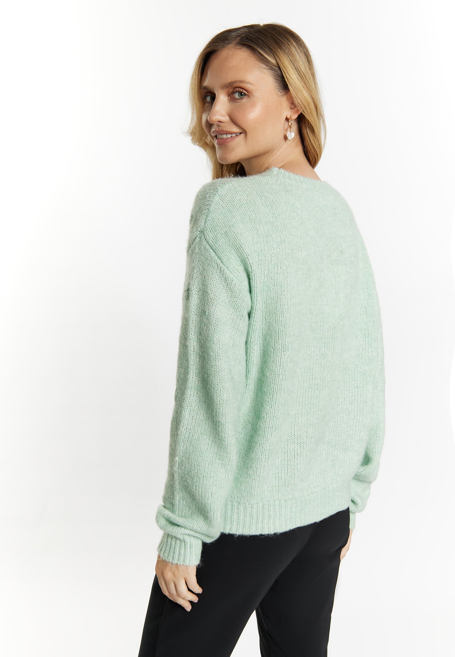 usha damski sweter dzianinowy