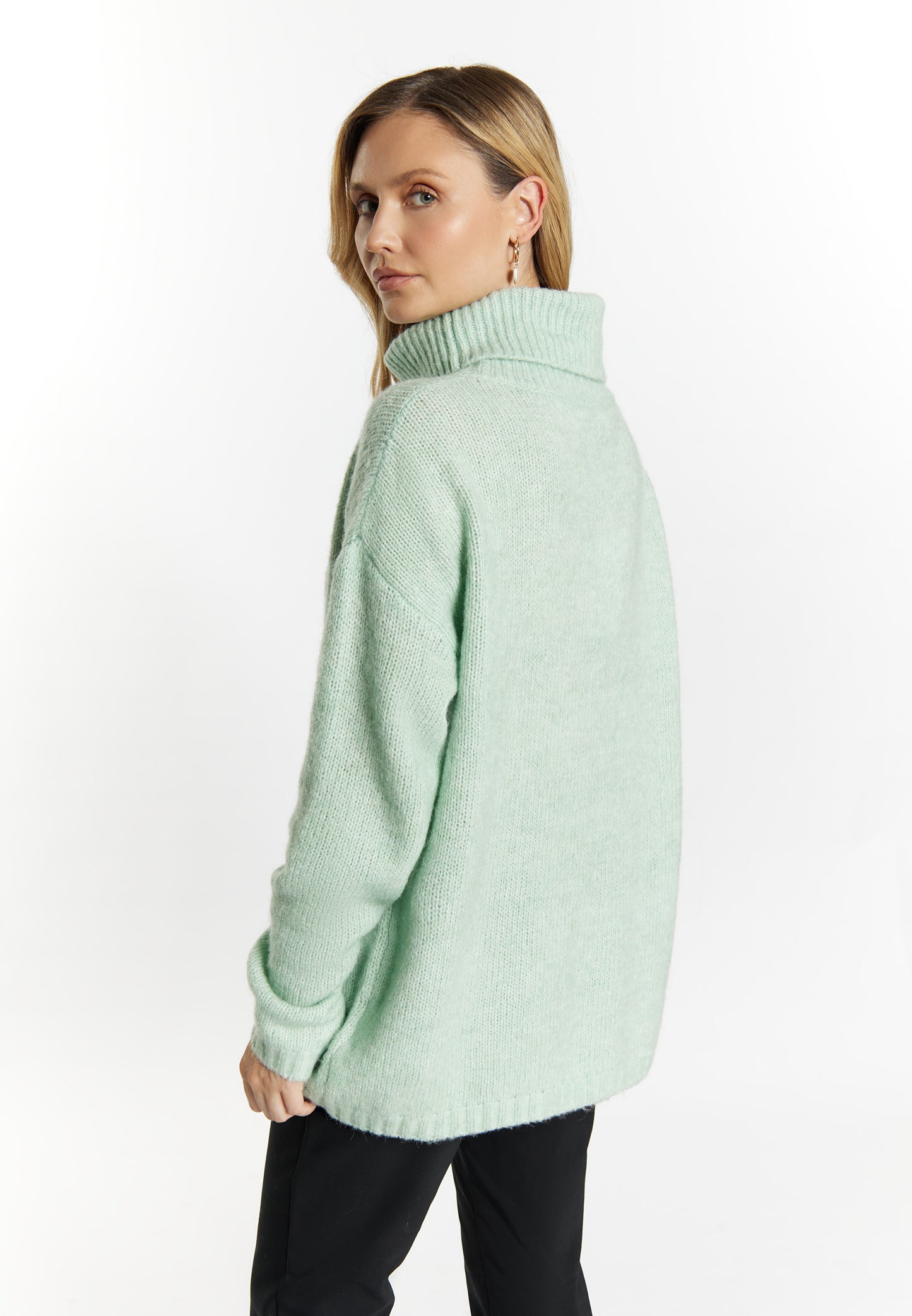 usha women's turtleneck sweater