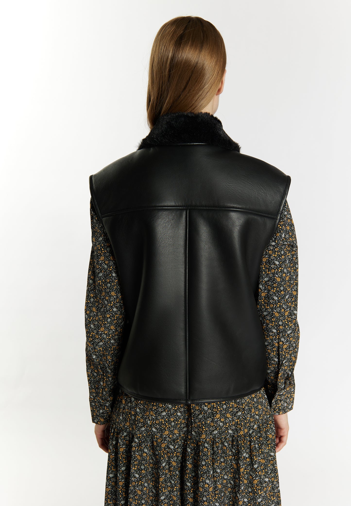 DreiMaster Vintage women's leather vest