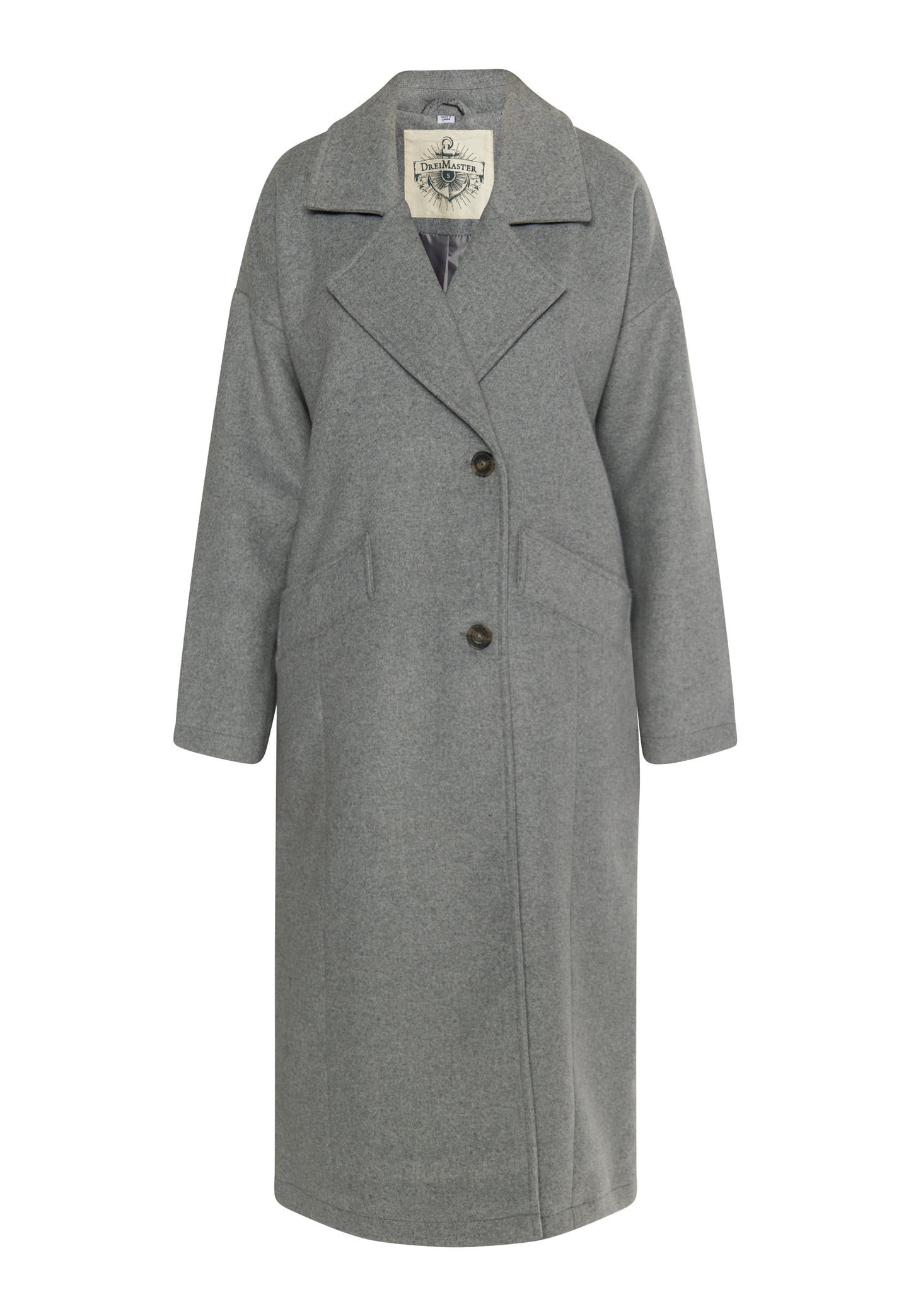 DreiMaster Vintage women's transitional coat made of wool blend