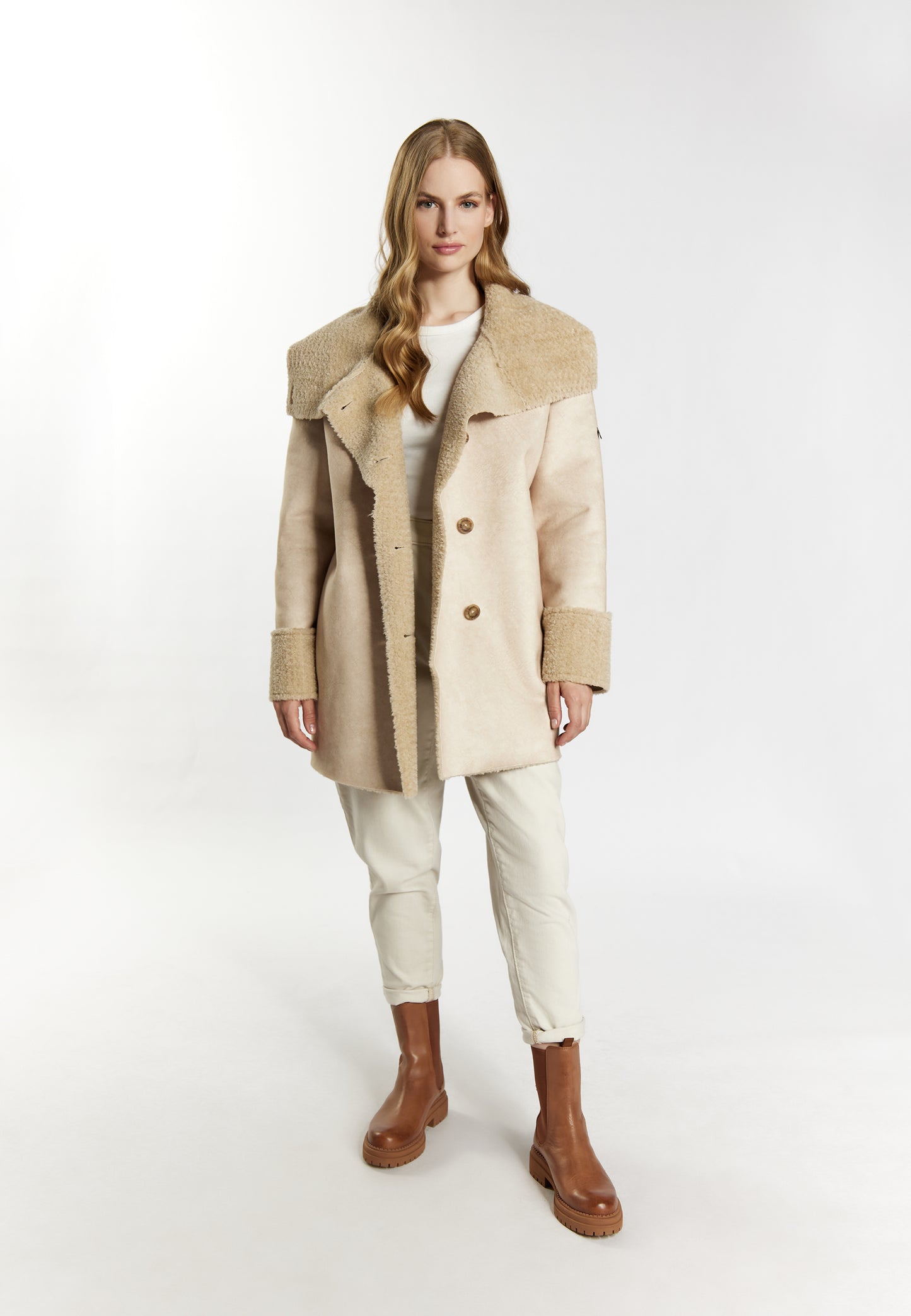 DreiMaster Vintage women's faux fur jacket
