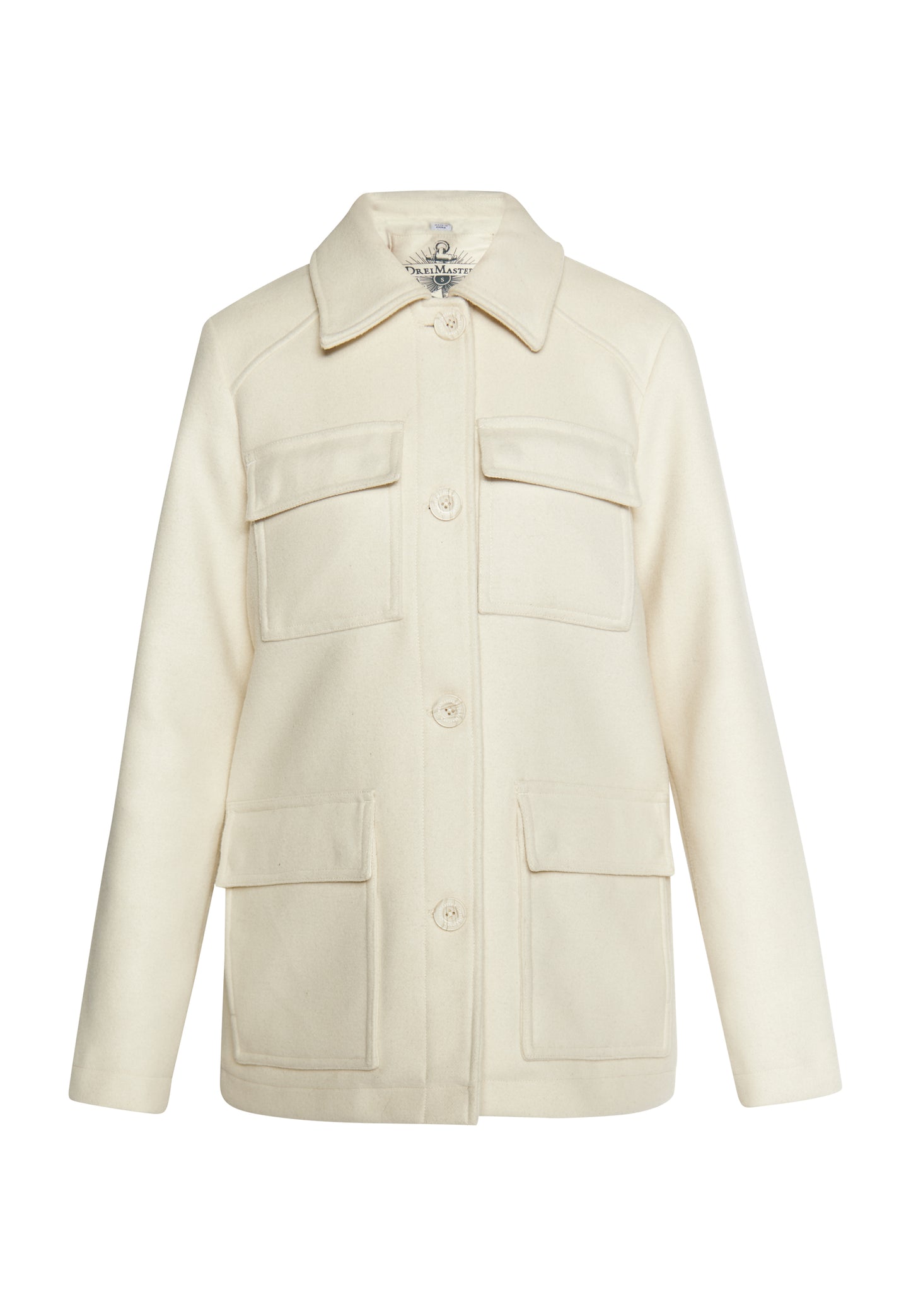 DreiMaster Vintage women's transitional jacket made from a wool blend